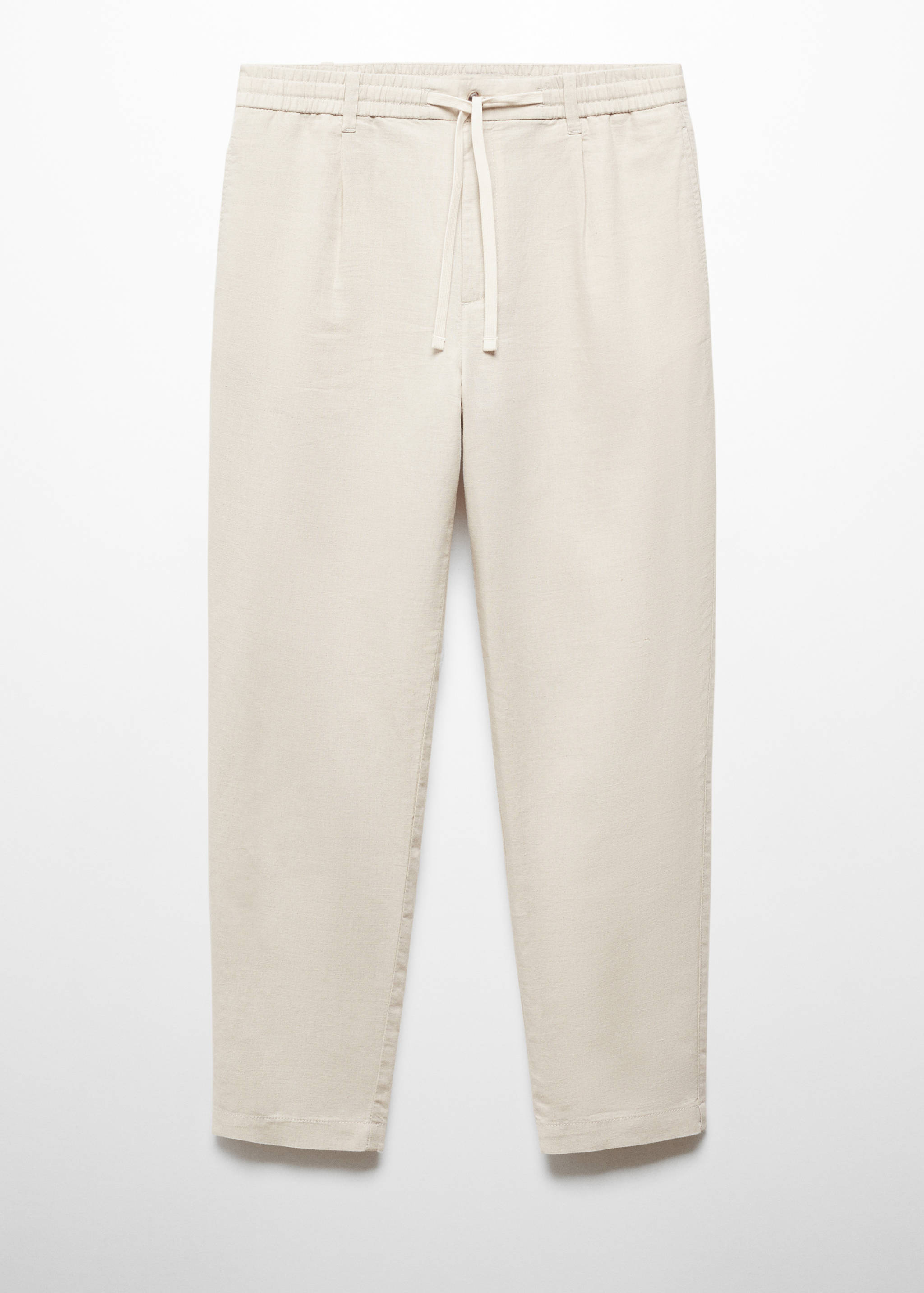 Παντελόνι slim fit λινό κορδόνι - Προϊόν χωρίς μοντέλο