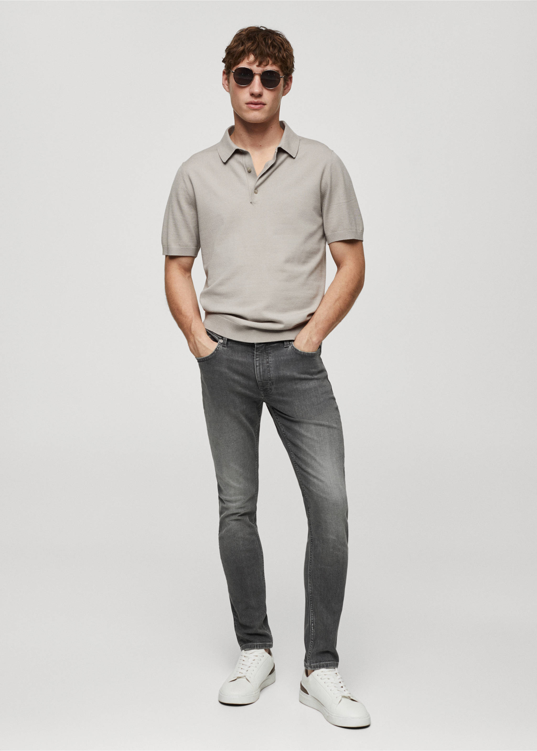 Skinny-fit jeans - General plane, Denim Grey. Ref: 67035990-00.