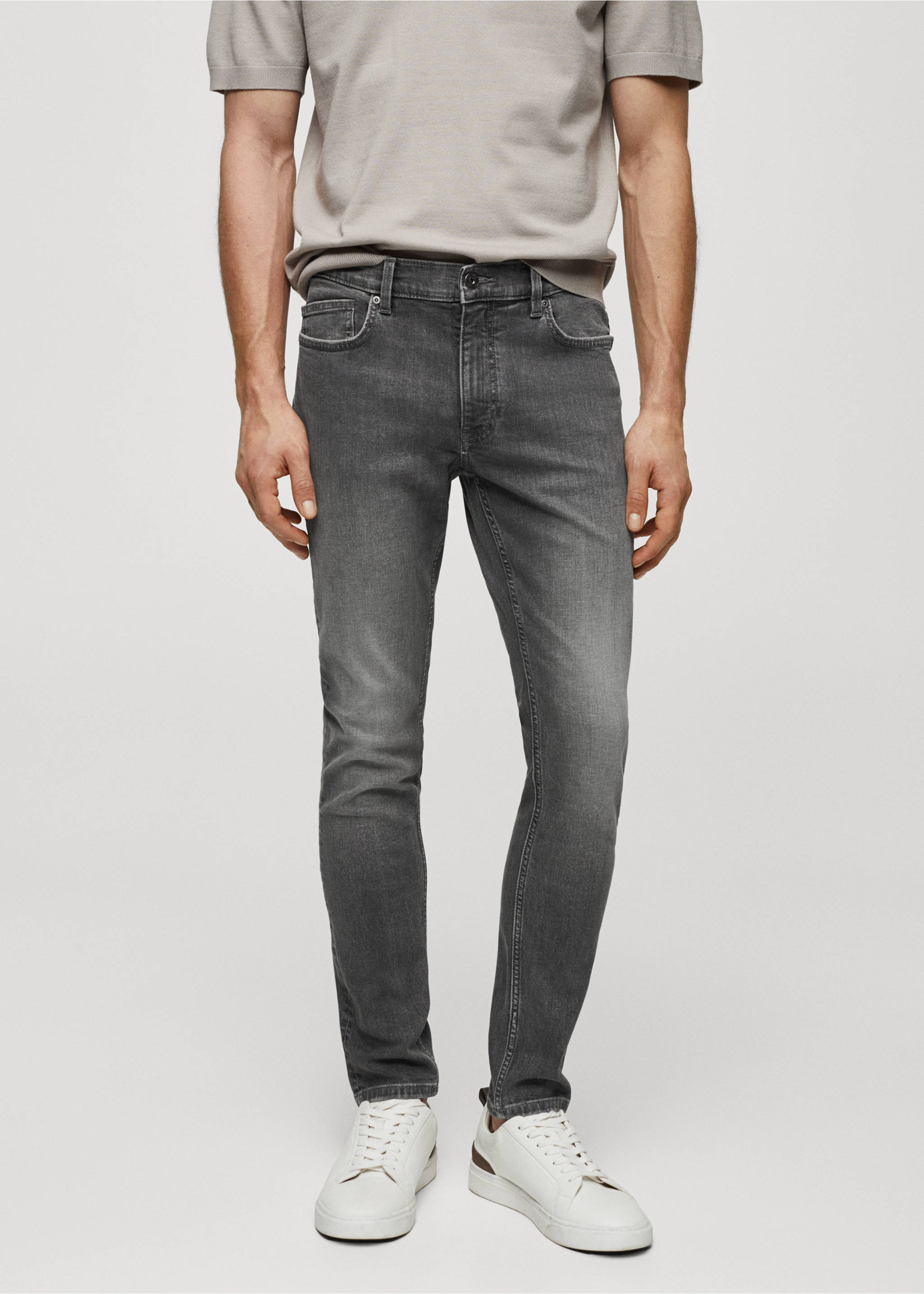 Skinny-fit jeans - Medium plane, Denim Grey. Ref: 67035990-00.
