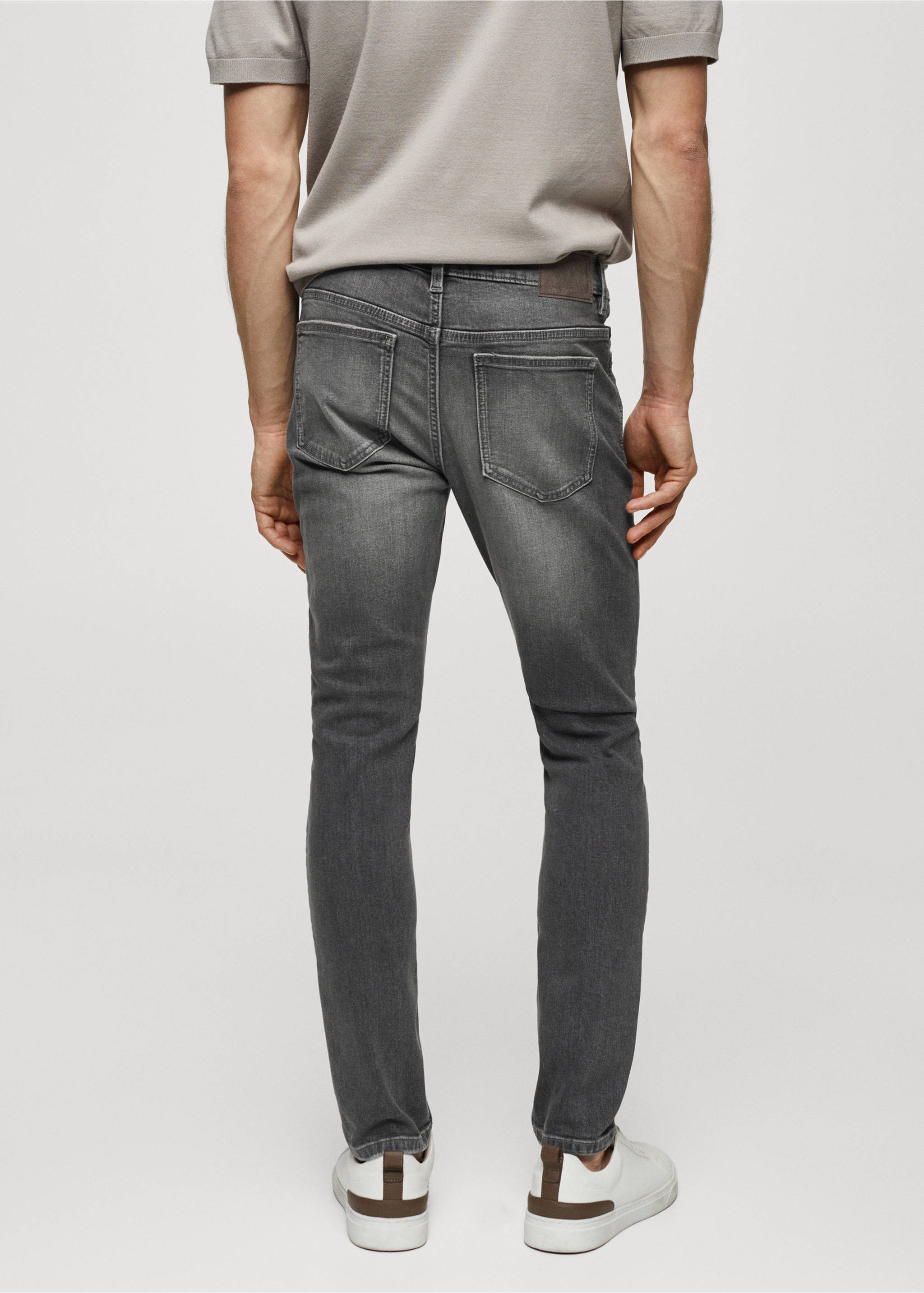 Skinny-fit jeans - Reverse of the article, Denim Grey. Ref: 67035990-00.