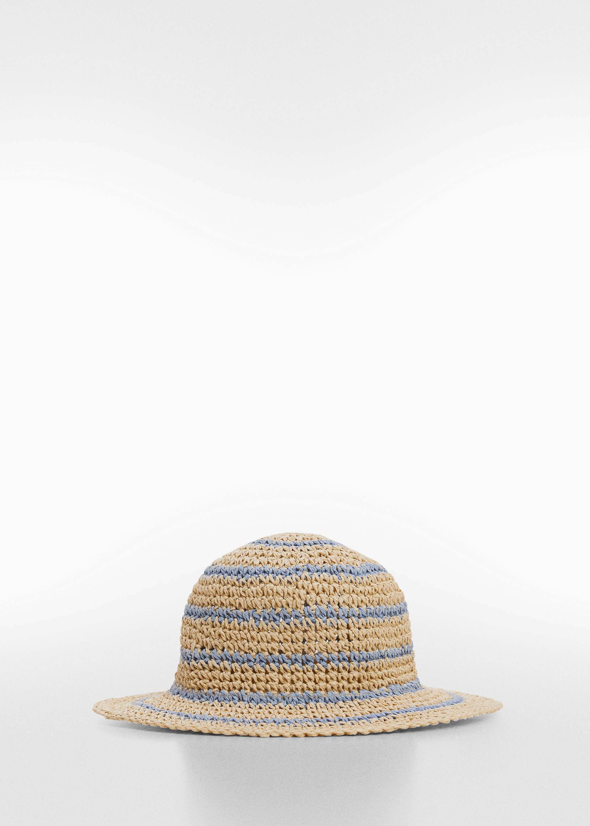Bicolour straw hat - Article without model