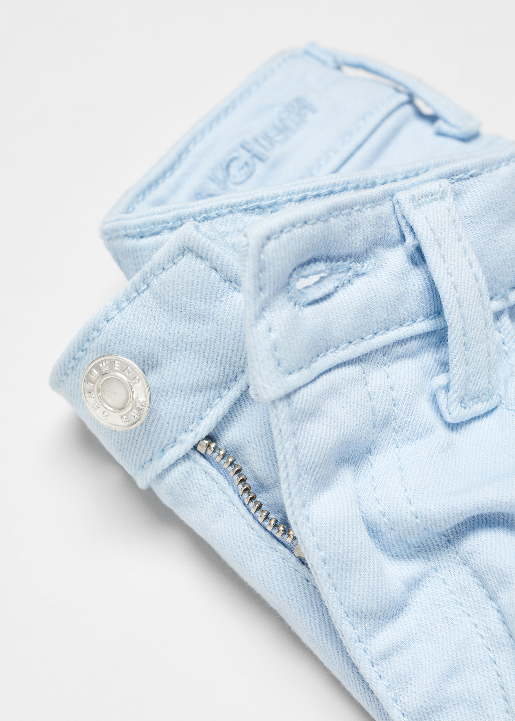 Rolled-up hem denim shorts - Details of the article 8