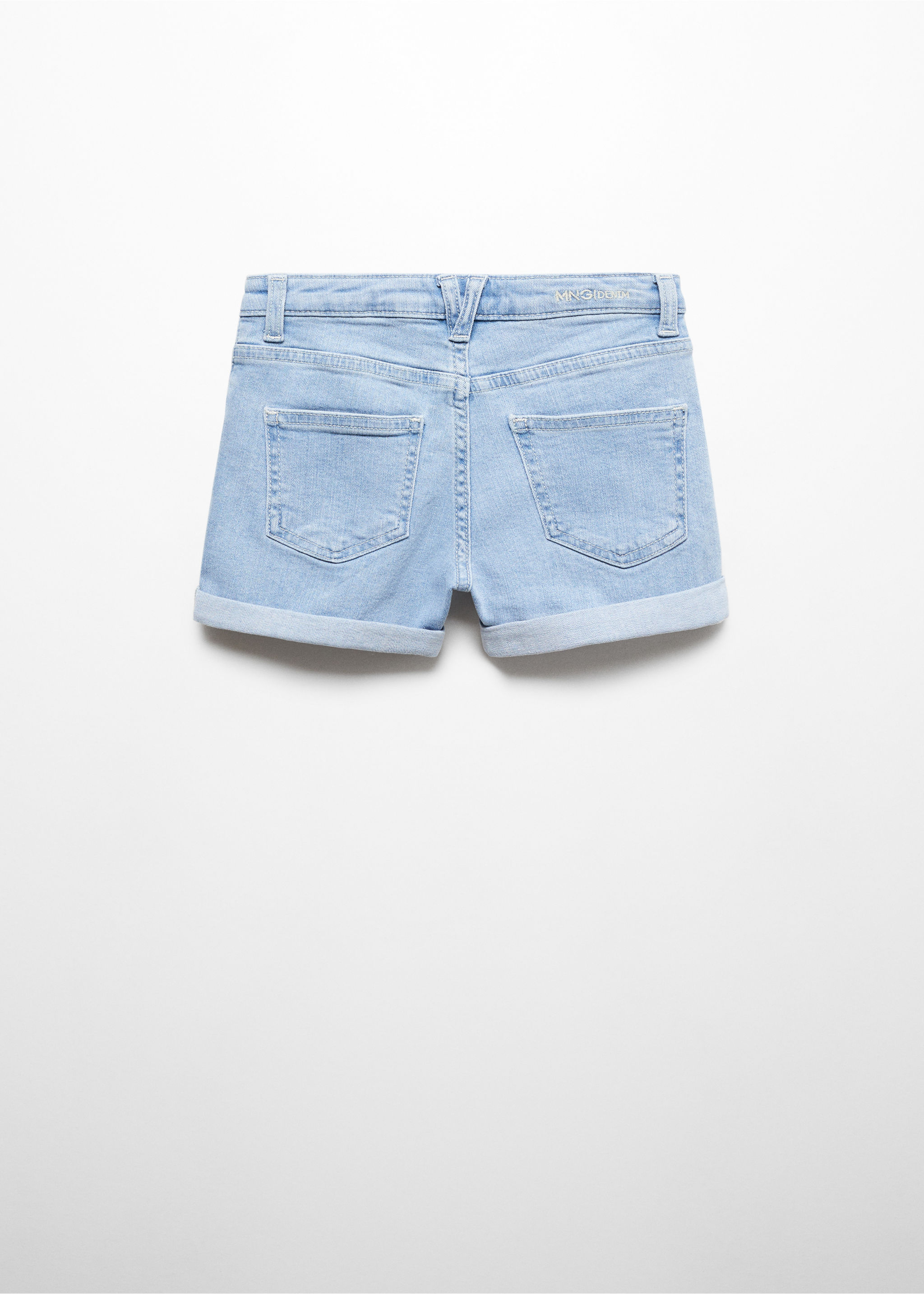 Short denim revers - Verso de l’article