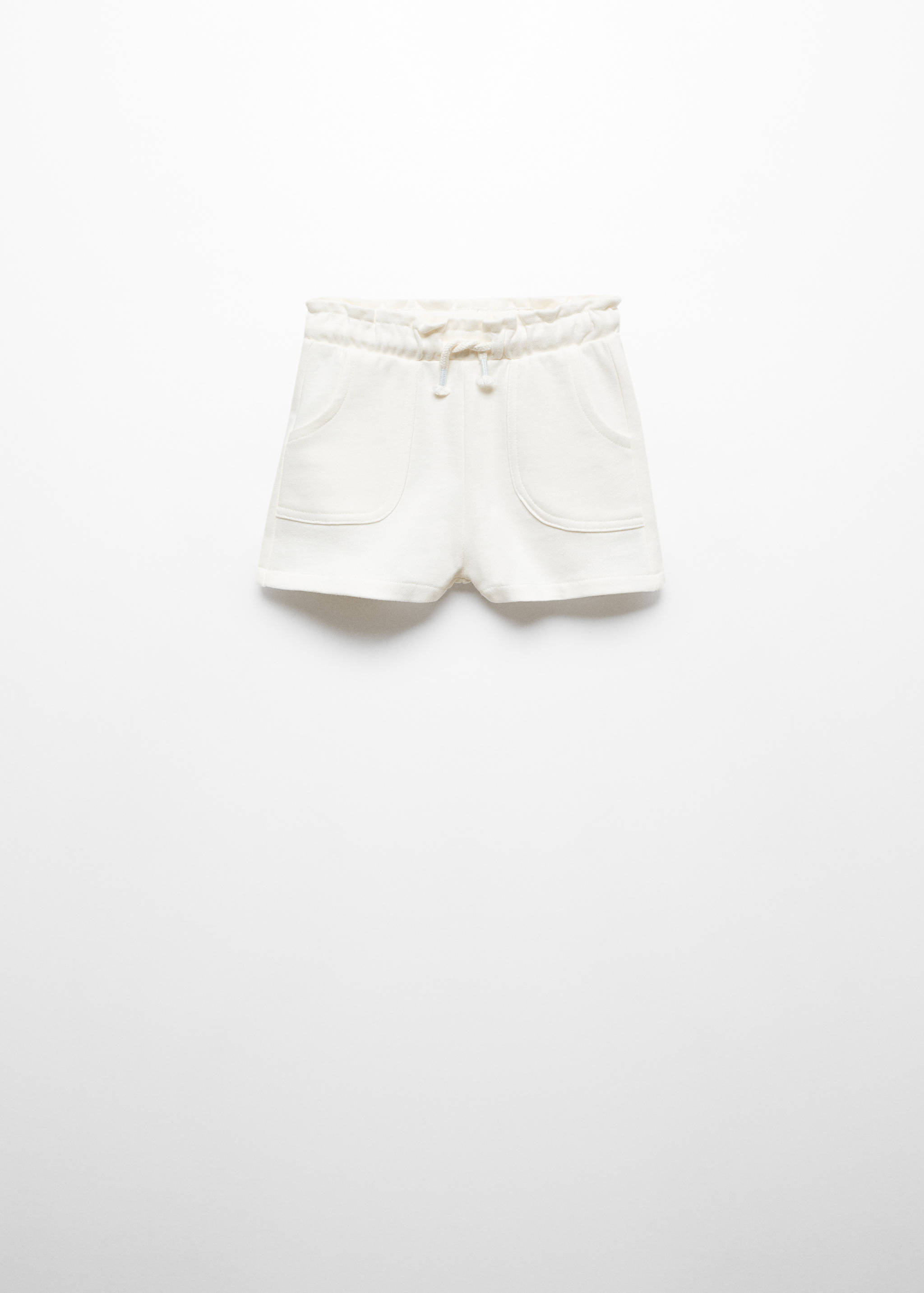 Cotton drawstring waist shorts - Article without model