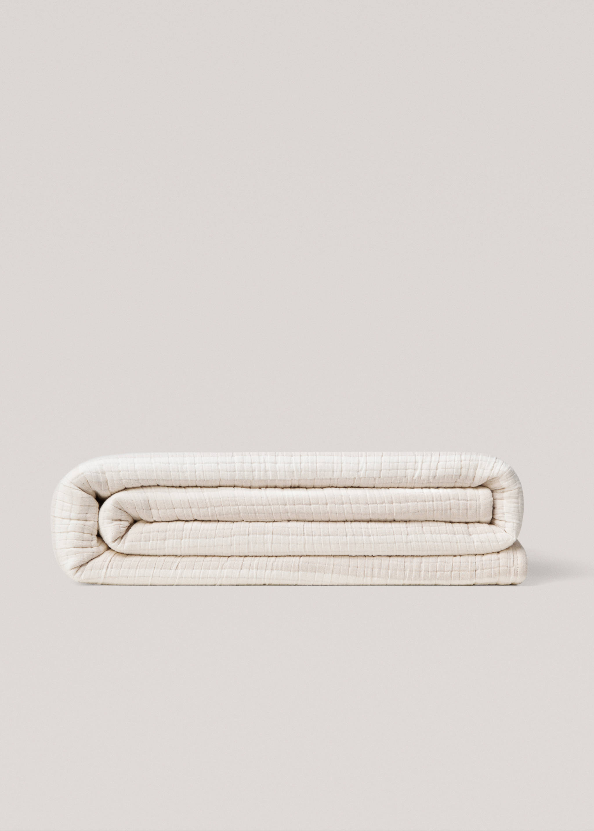 100% cotton striped woven bedspread - Article without model