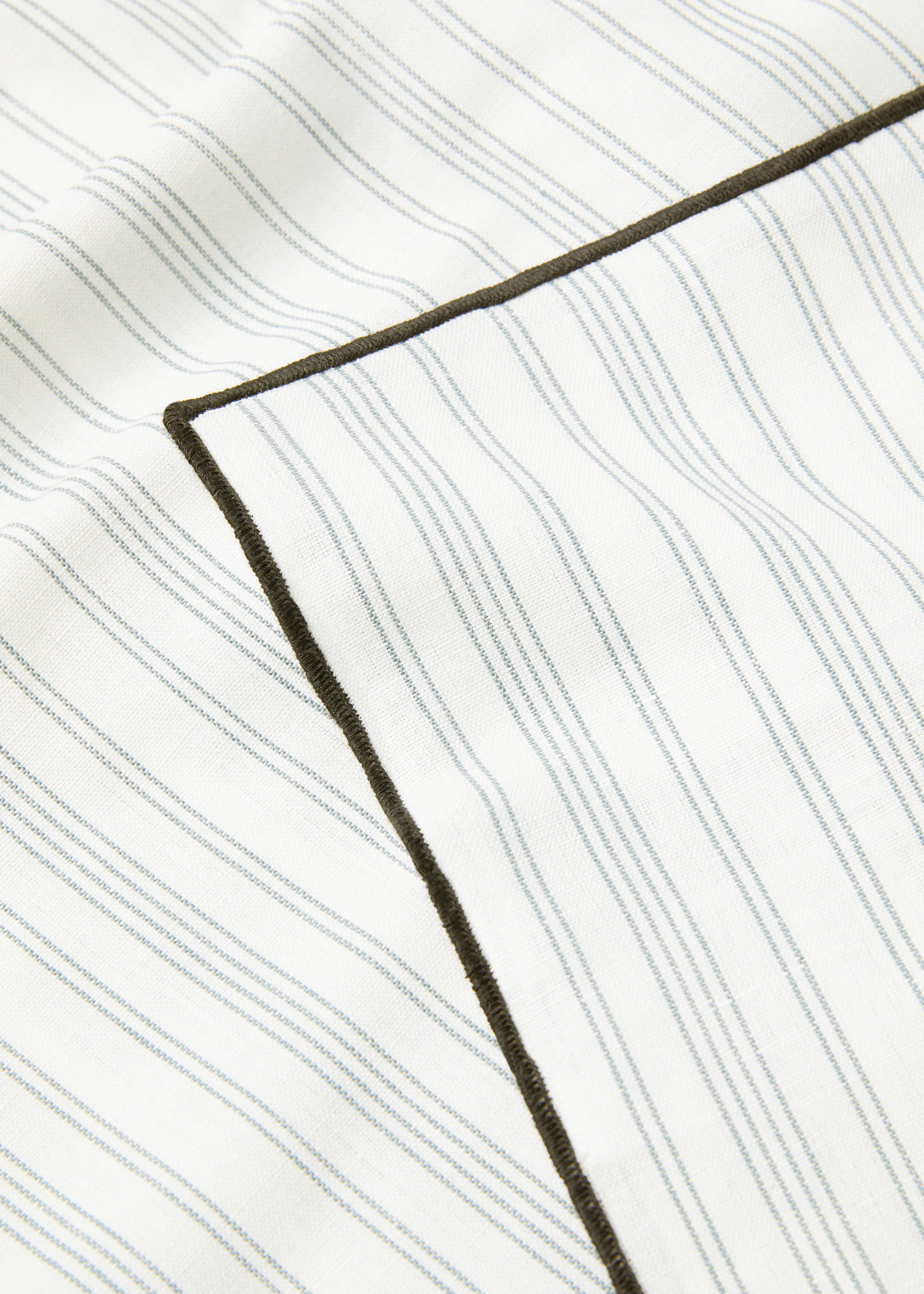 Estovalles lli cotó ratlles rivet 170x250cm - Detall de l'article 1