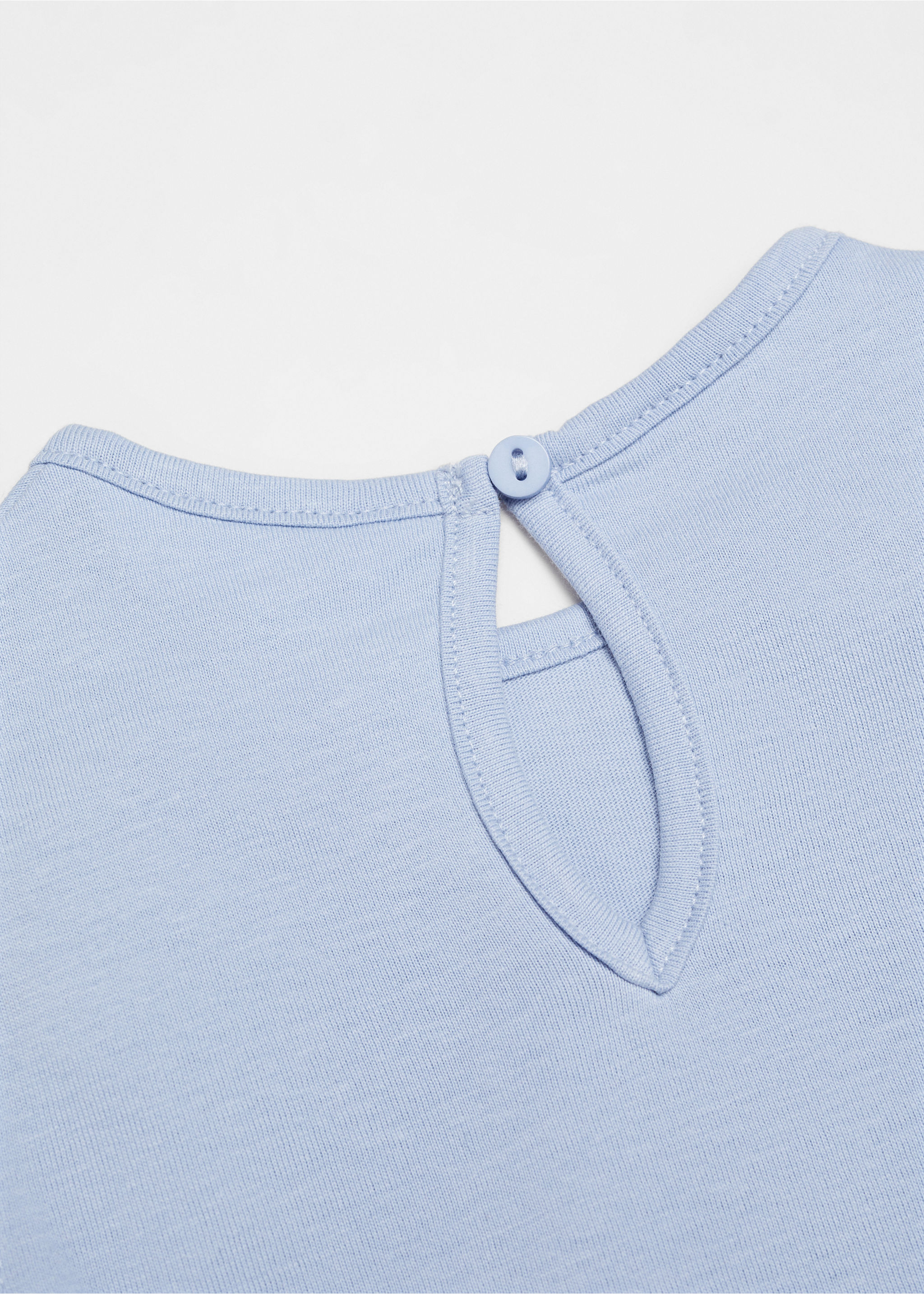Baumwoll-T-Shirt mit Volantdetails - Detail des Artikels 8