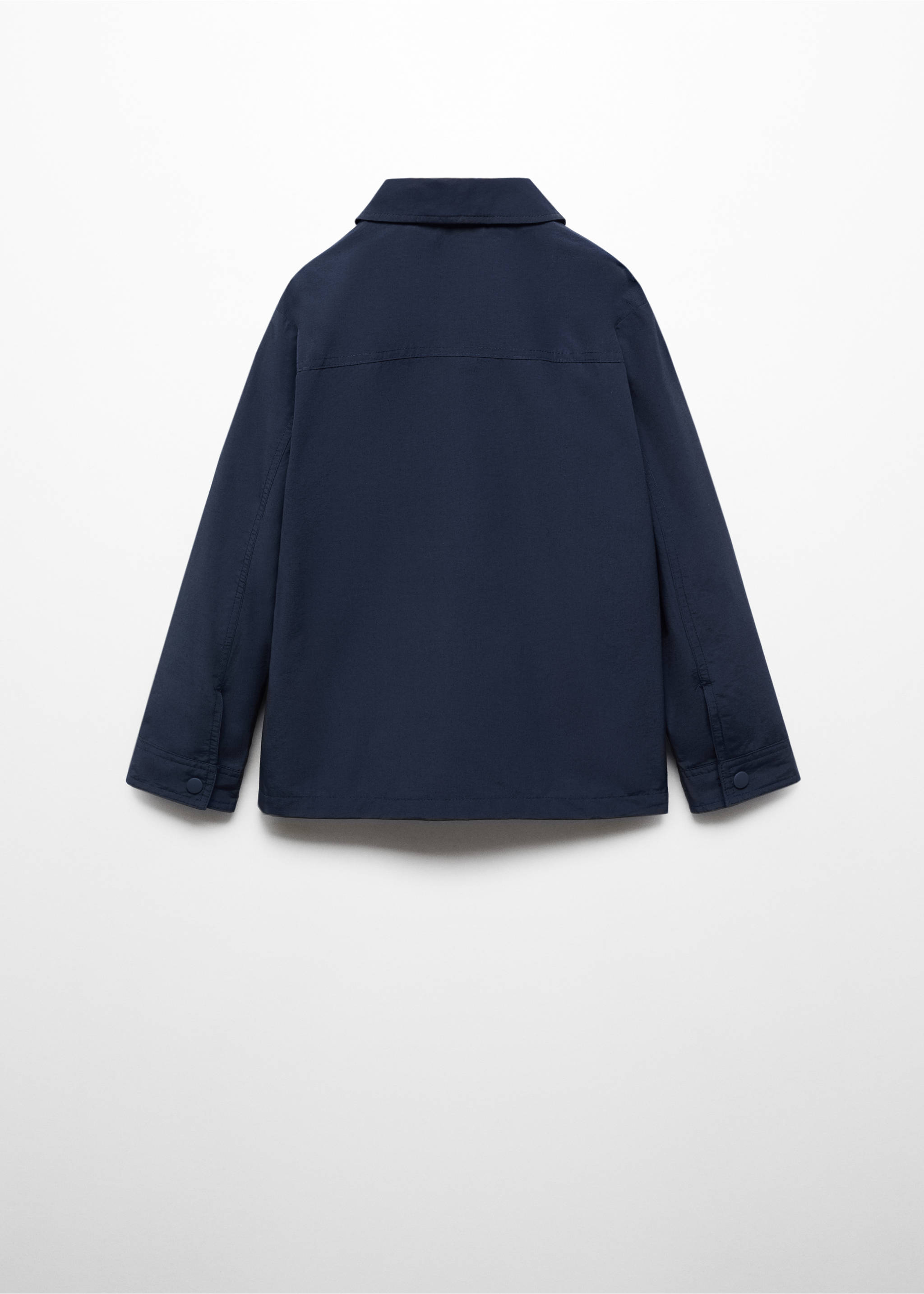 Pocket waterproof parka - Reverse of the article, Dark Navy. Ref: 67036025-00.