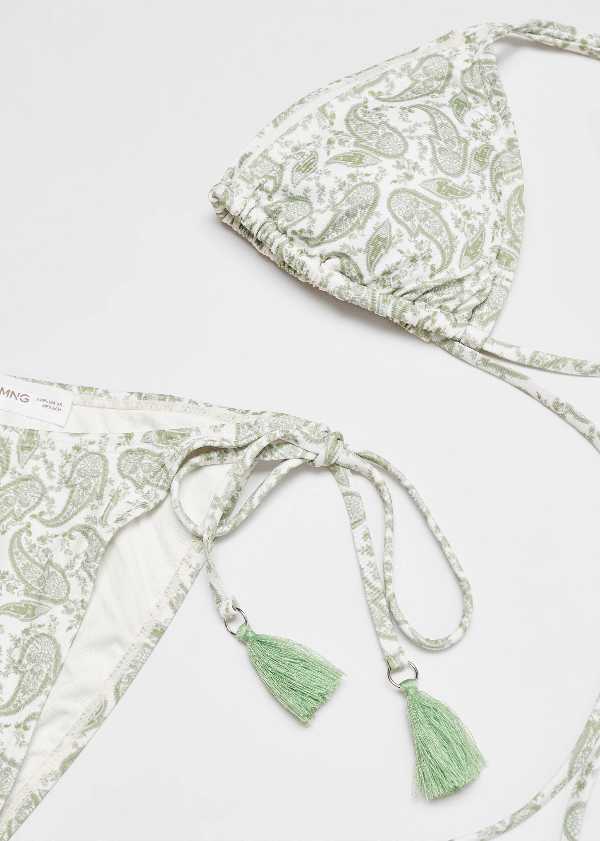 Printed bikini - Details of the article 8, Off White. Ref: 67036038-00.