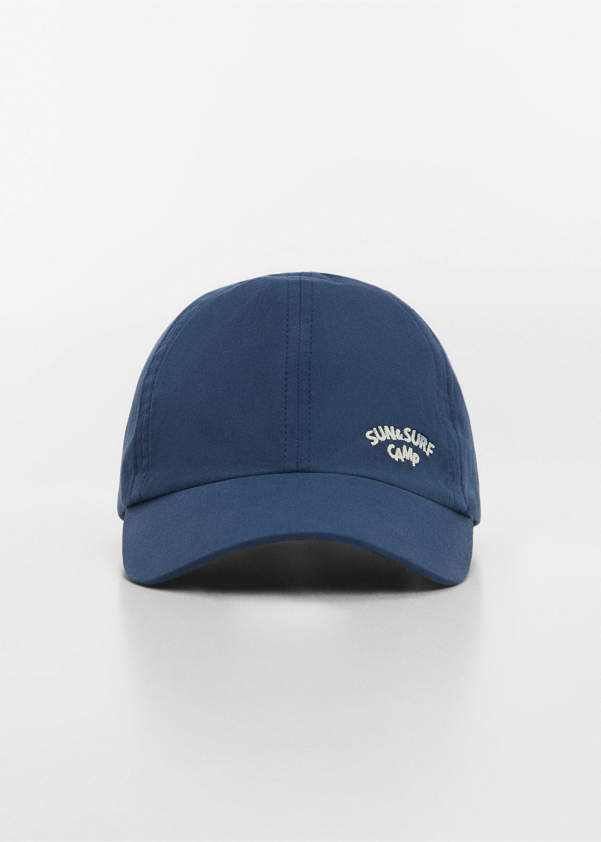 Embroidered message cap - Medium plane, Dark Navy. Ref: 67036040-00.