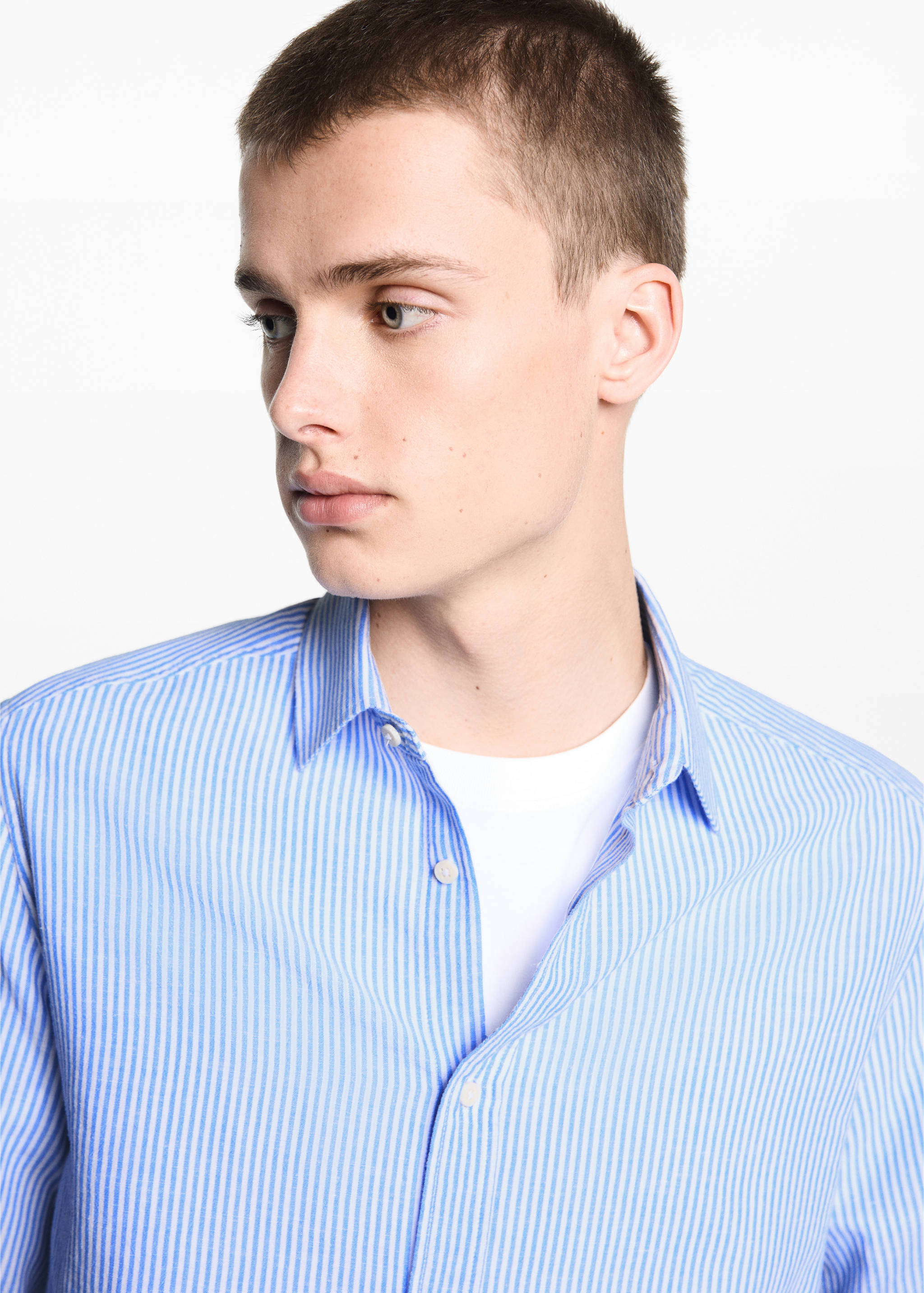 Camisa lino rayas - Detalle del artículo 1