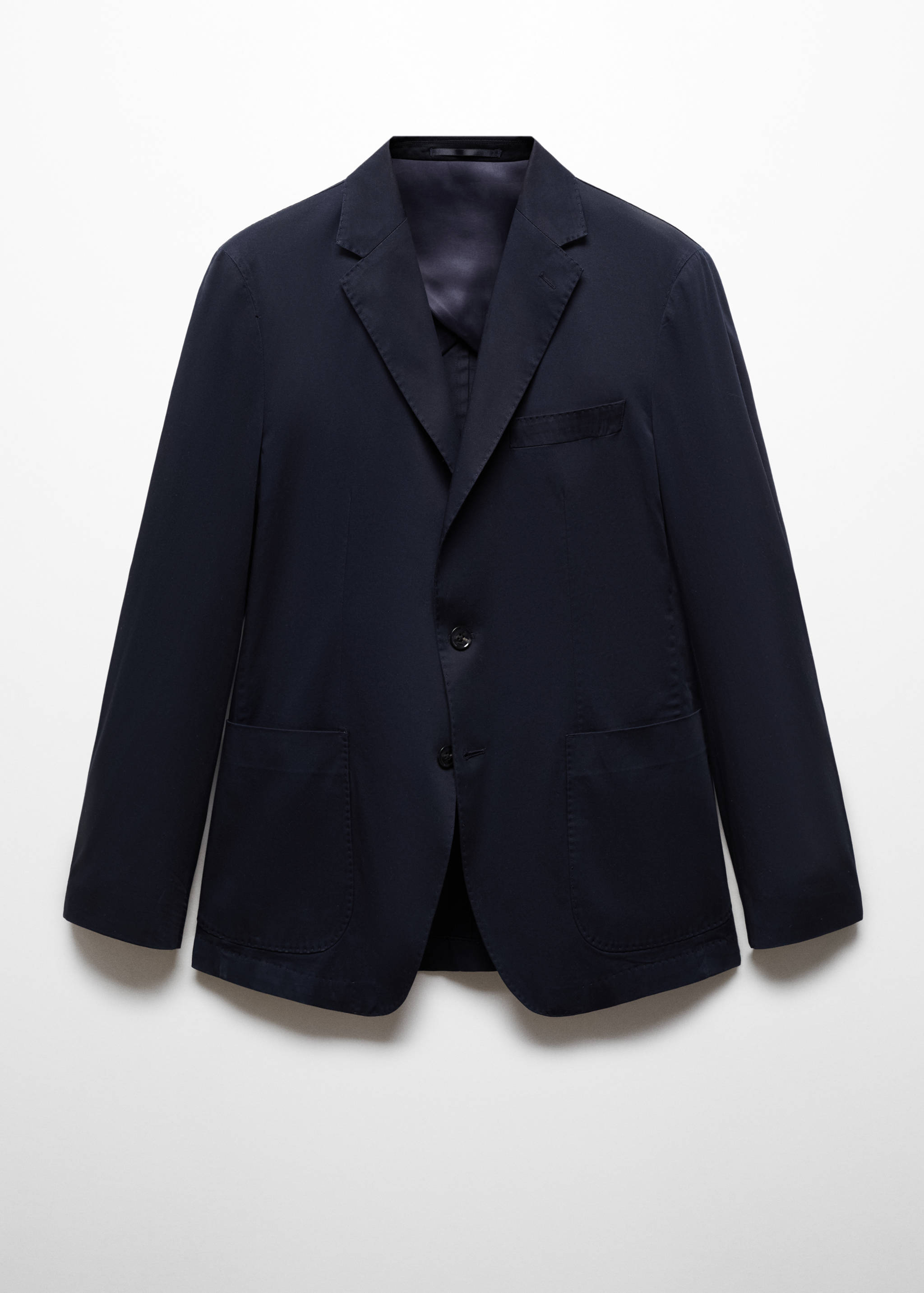 Slim fit cotton blazer - Article without model