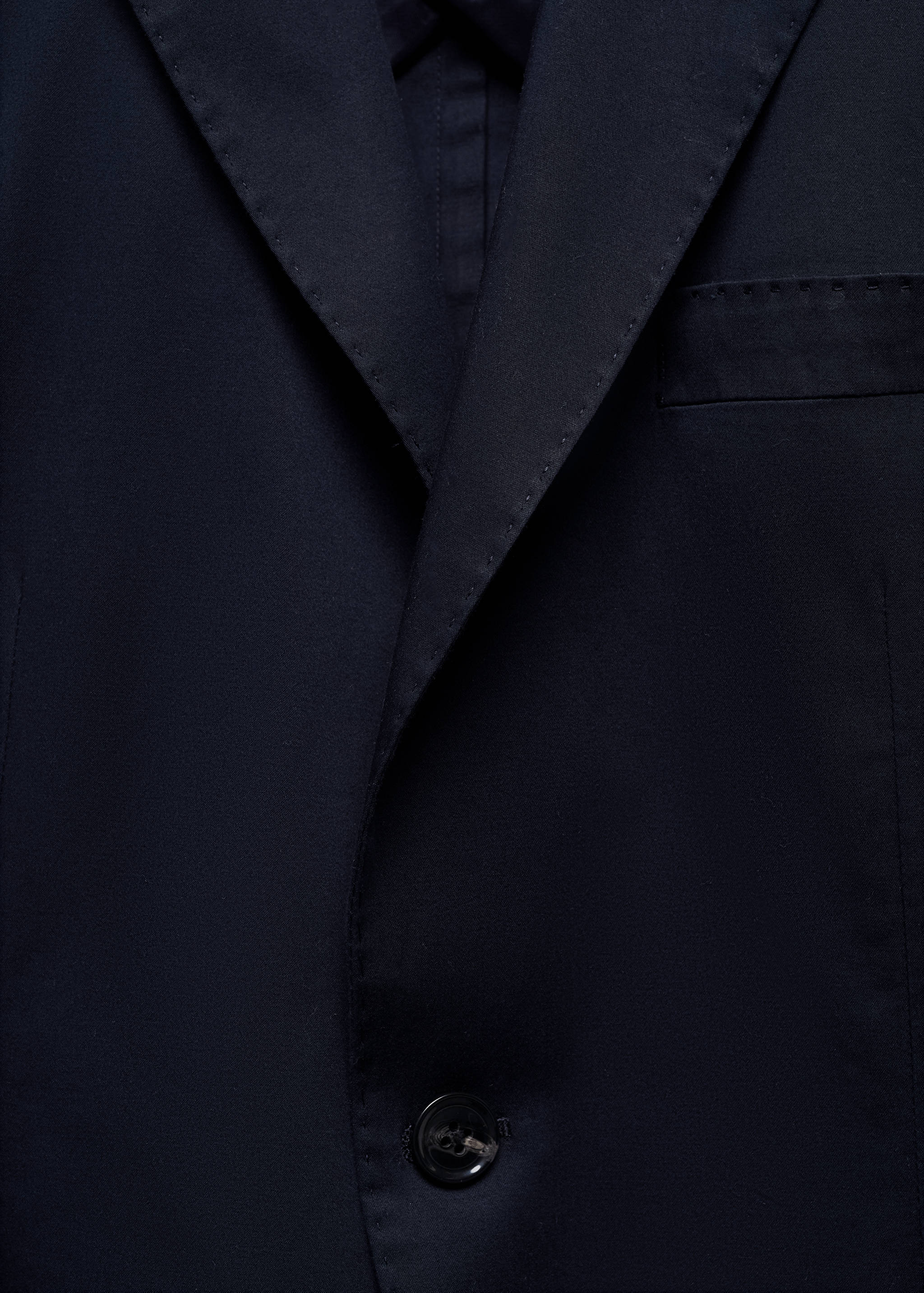 Slim fit cotton blazer - Details of the article 8