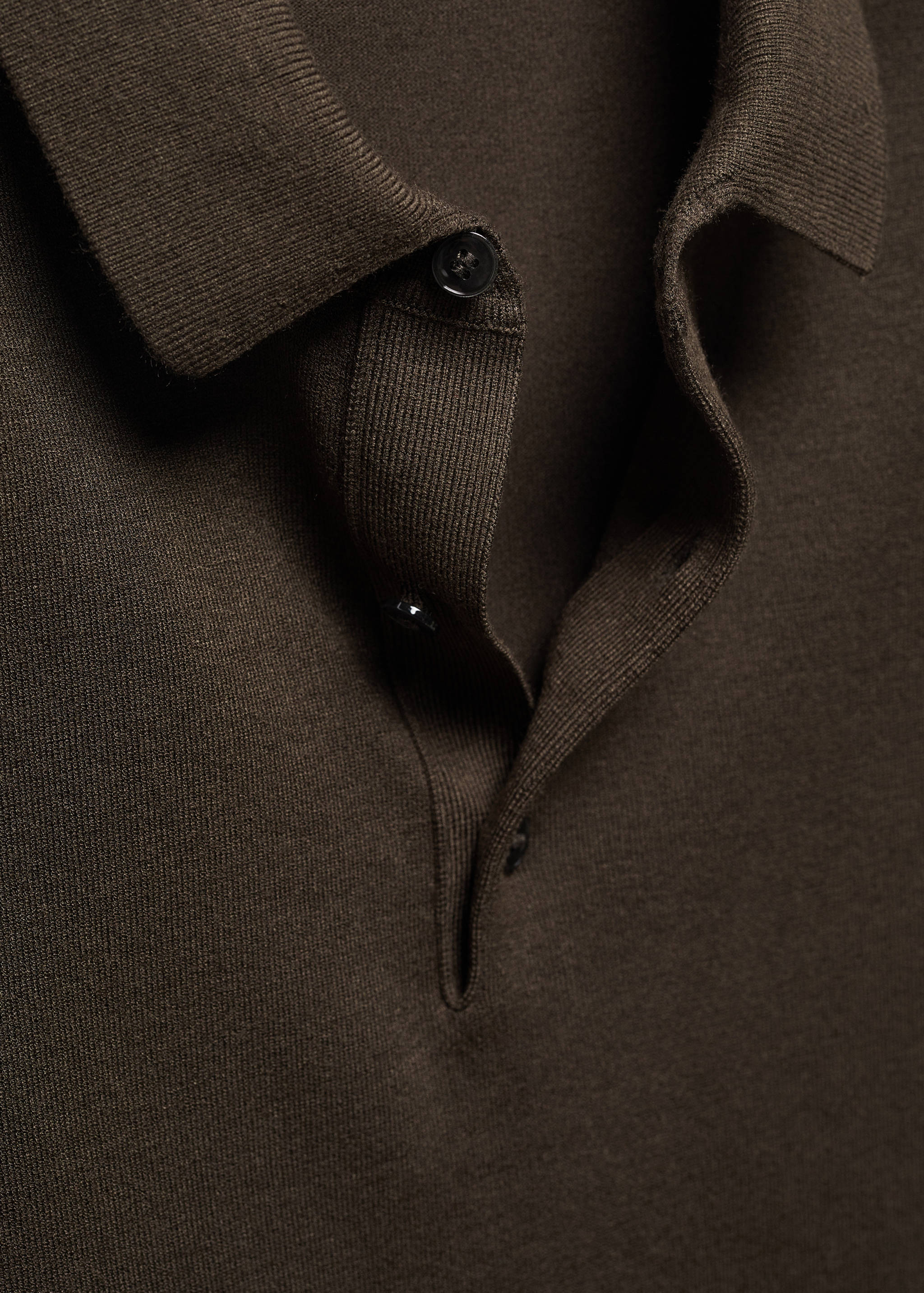 Fine-knit polo shirt - Details of the article 8