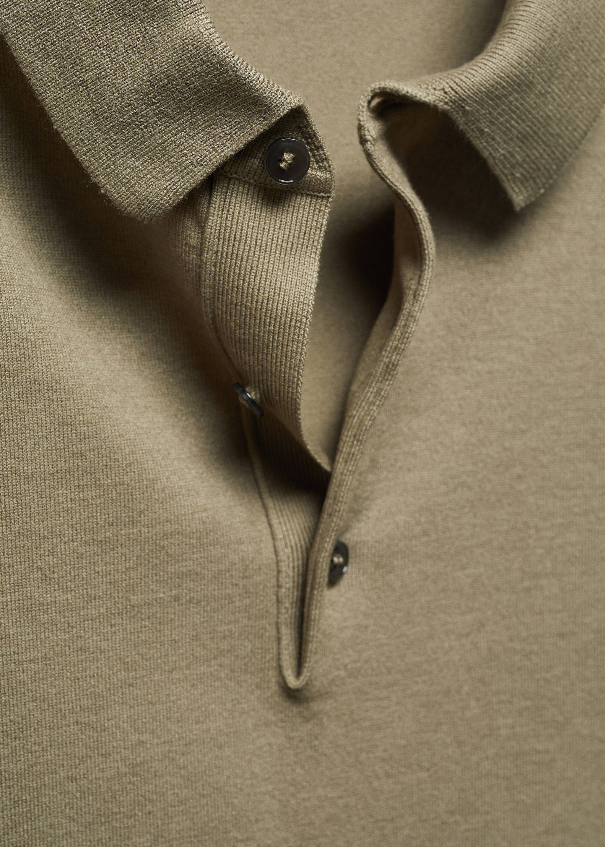 Fine-knit polo shirt - Details of the article 8