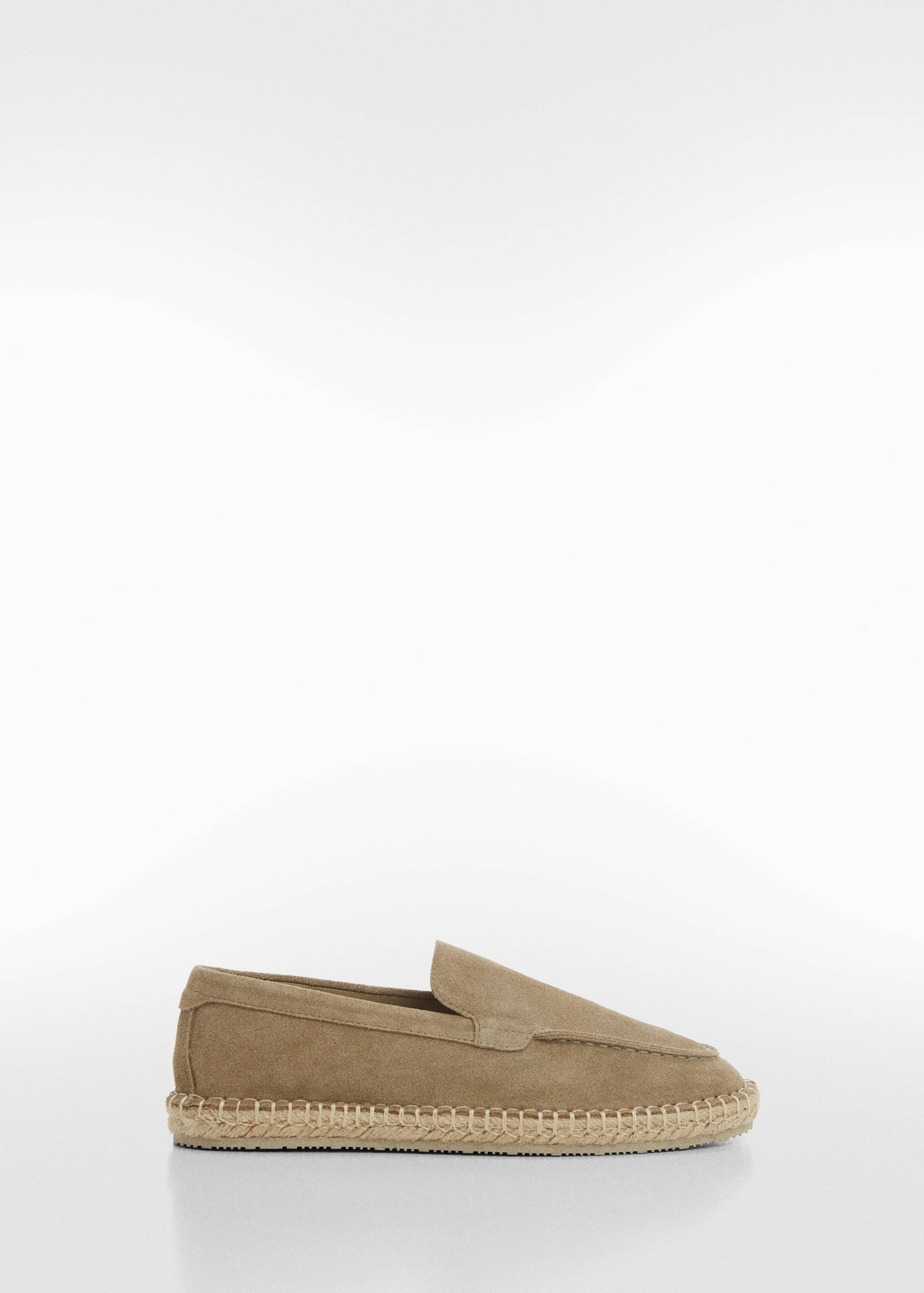 Espadrillos i mocka och jute - Artikel utan modell
