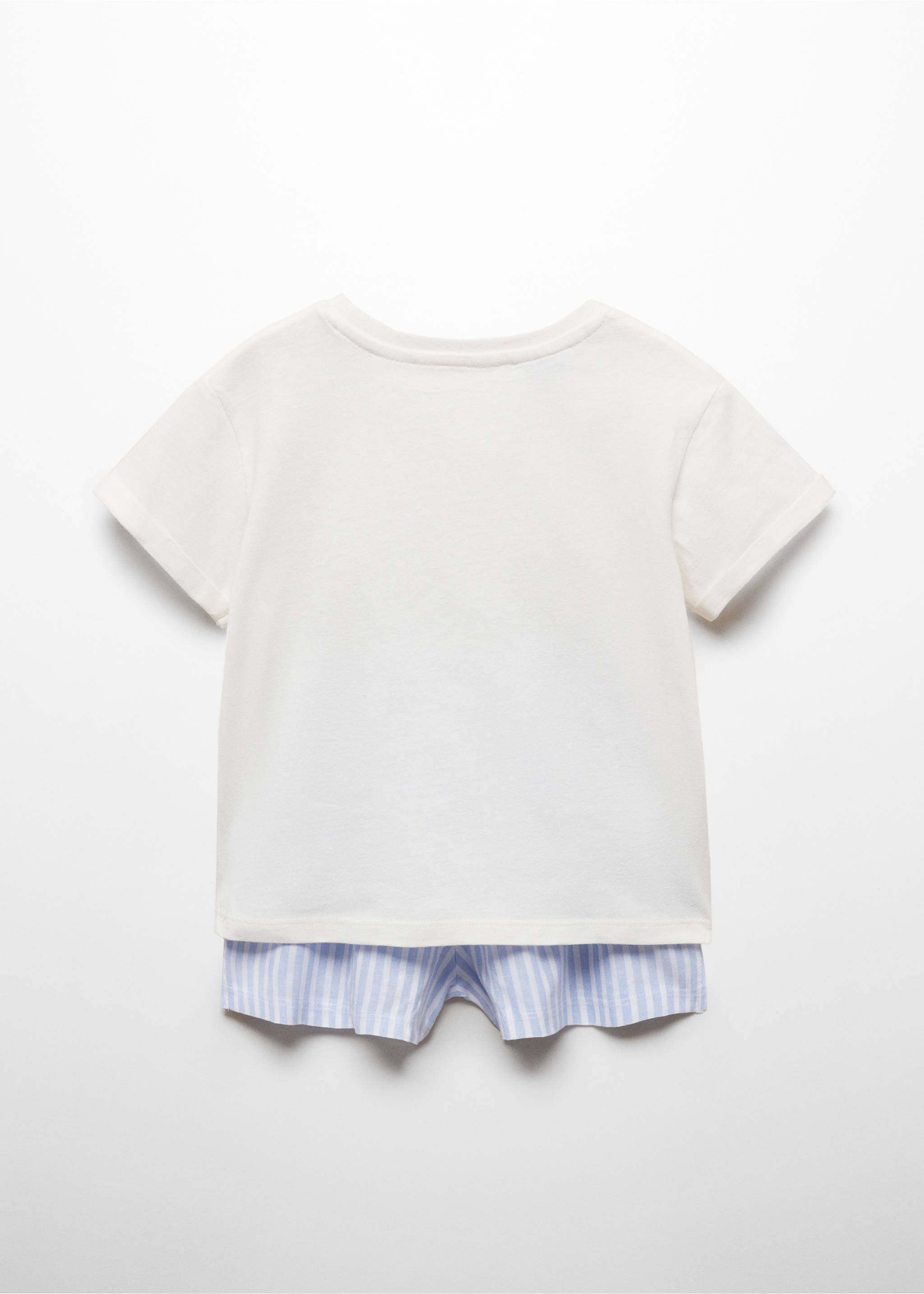 Snoopy short pyjamas - Reverse of the article, Sky Blue. Ref: 67036323-00.
