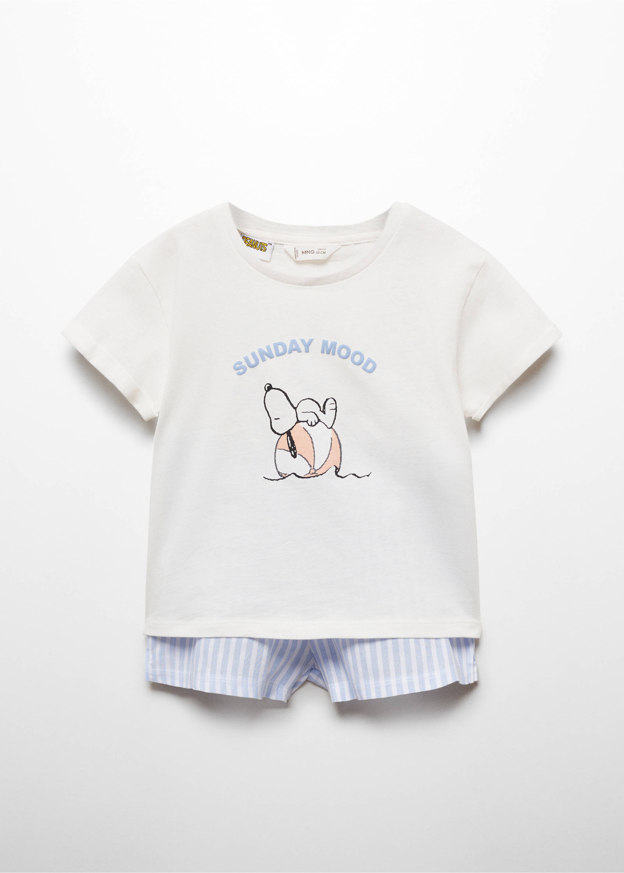Snoopy short pyjamas - Article without model, Sky Blue. Ref: 67036323-00.