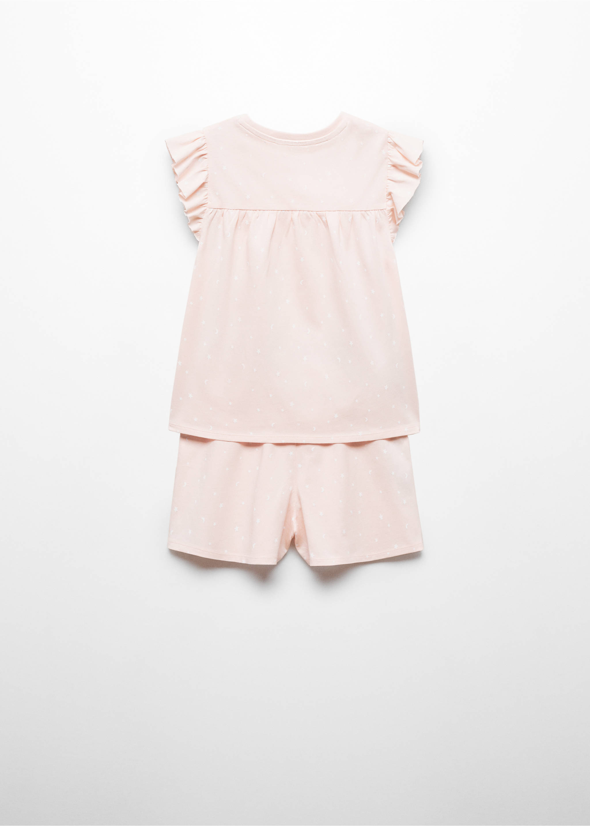 Short polka-dot pyjamas - Reverse of the article, Light Pink. Ref: 67036326-00.