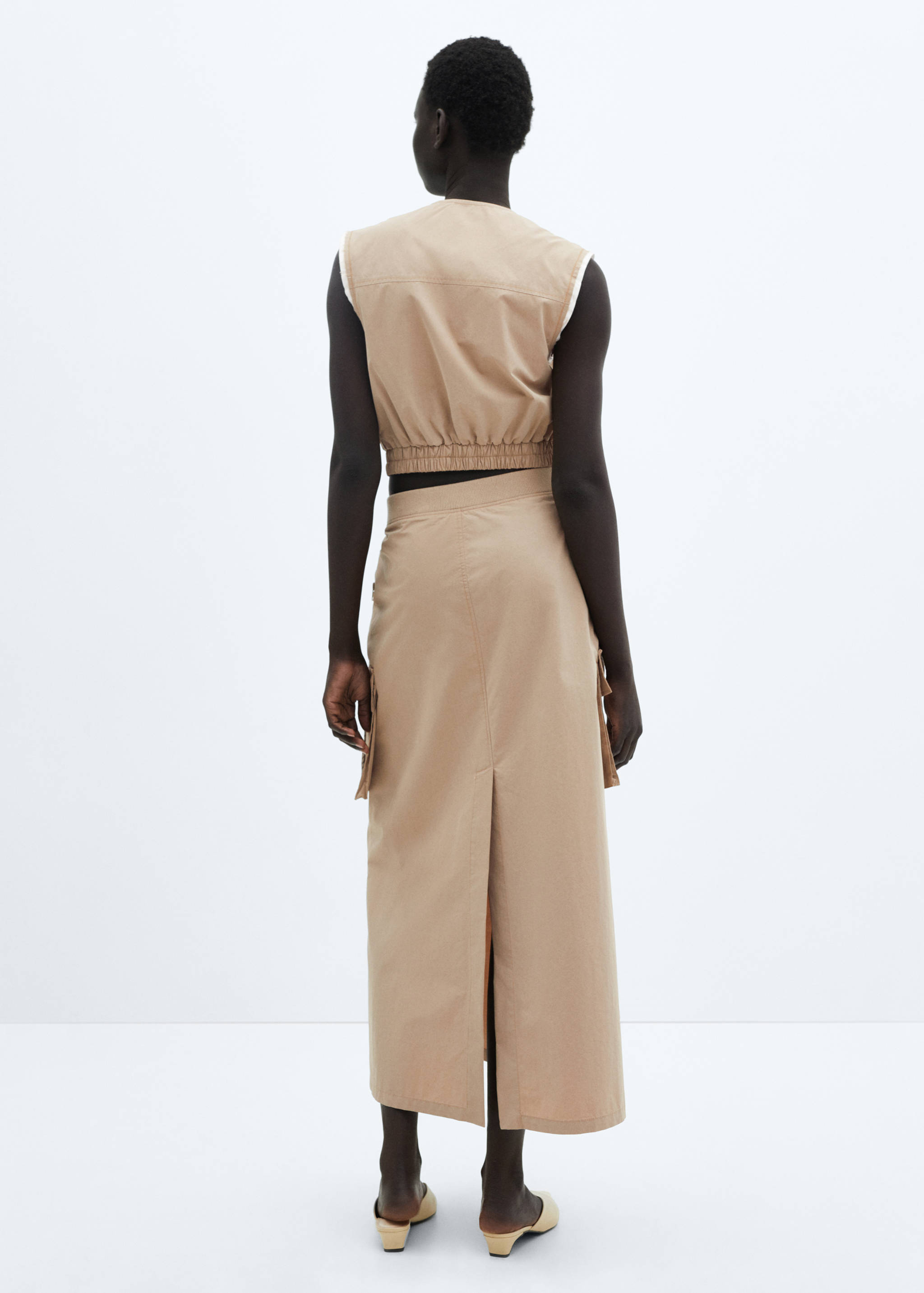 Falda larga bolsillos cargo - Reverso del artículo