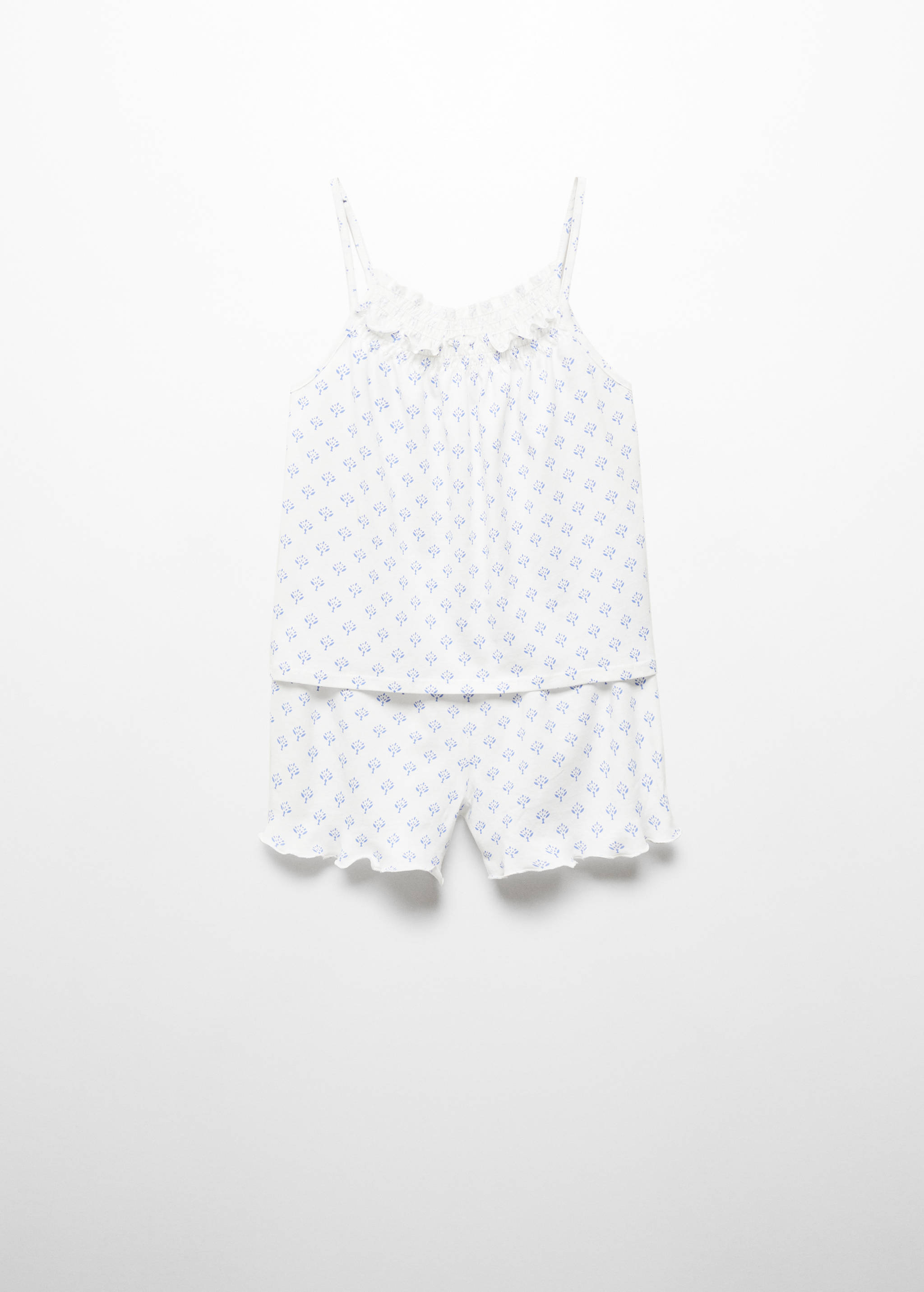 Printed short pyjamas - Reverse of the article