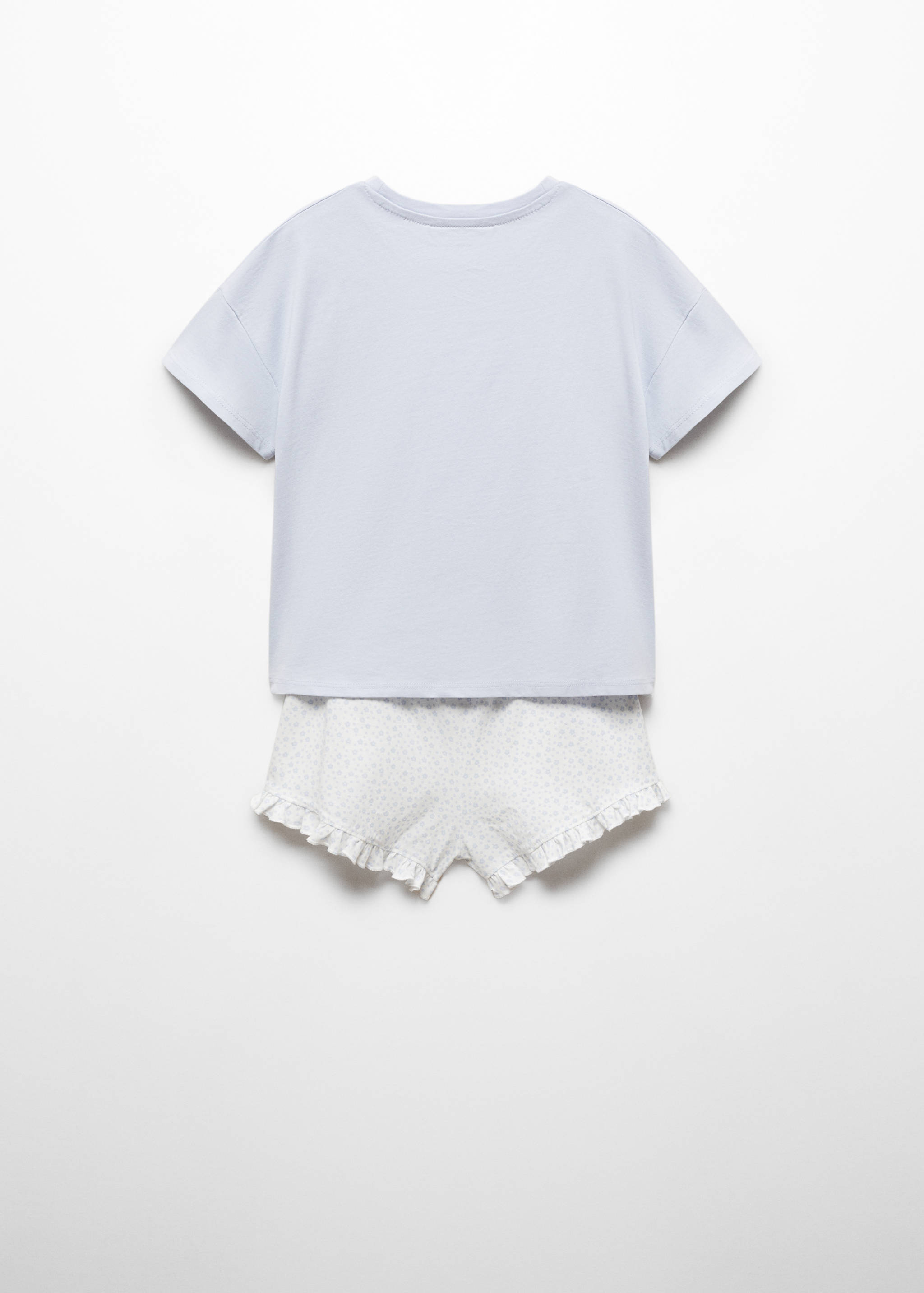 Printed short pyjamas - Reverse of the article