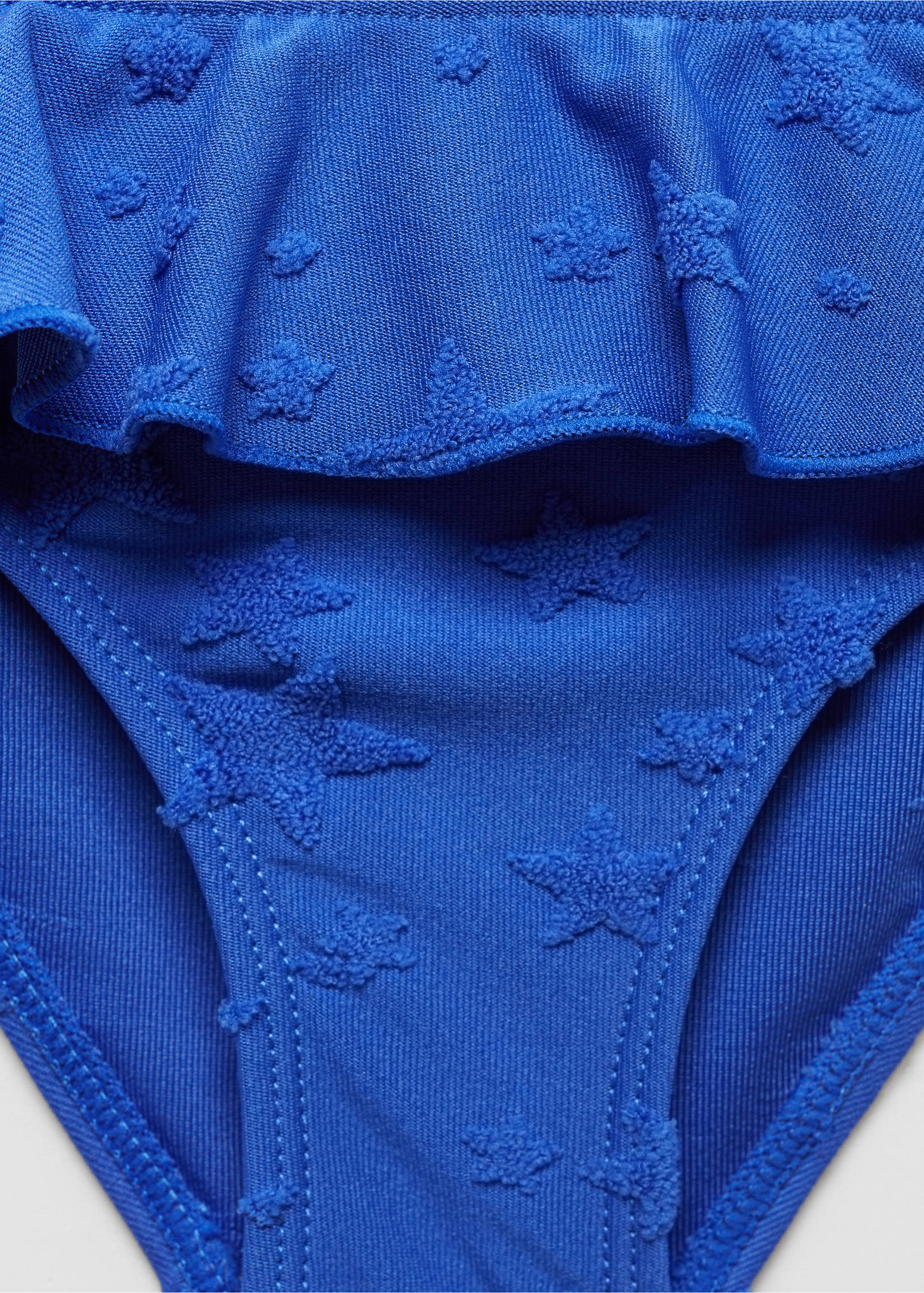 Gemusterte Bikini-Hose - Detail des Artikels 8, Elektrischblau. Ref: 67036334-00.