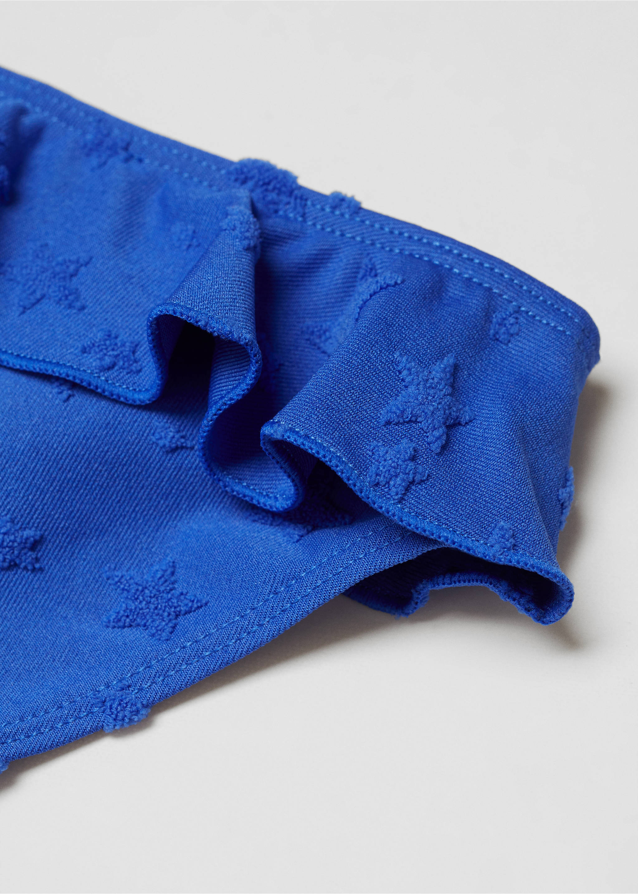 Gemusterte Bikini-Hose - Detail des Artikels 0, Elektrischblau. Ref: 67036334-00.