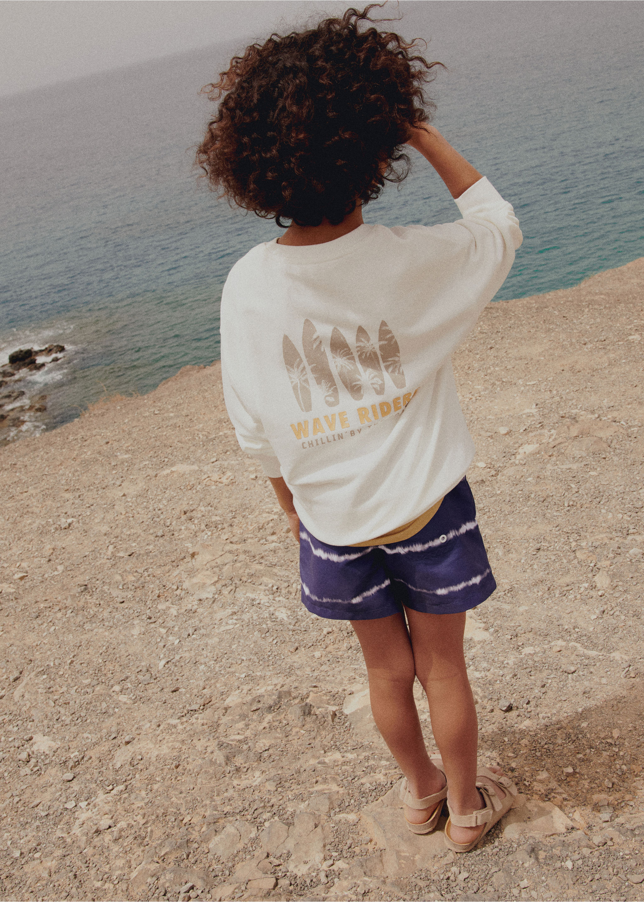 Printed cotton sweatshirt - Details of the article 5