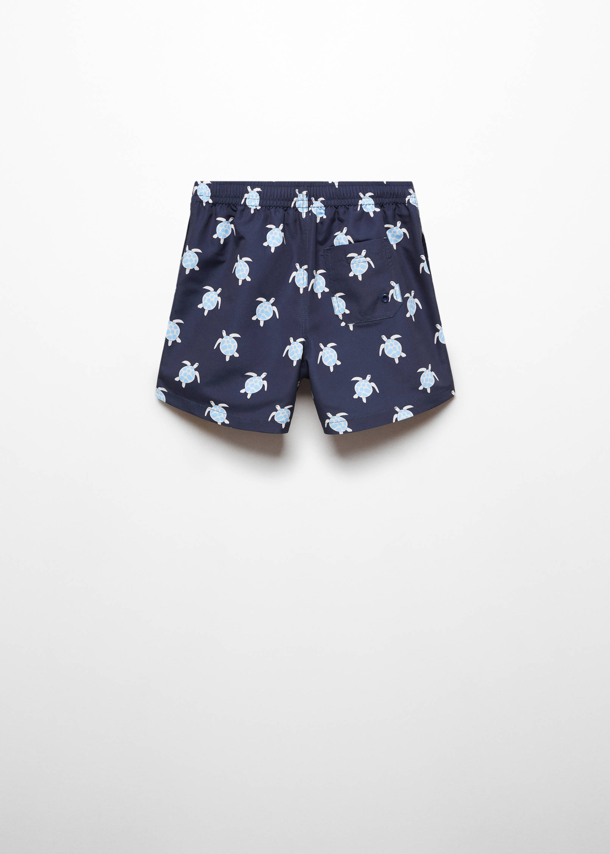 Baddräkt sköldpaddsmönster - Artikelns baksida