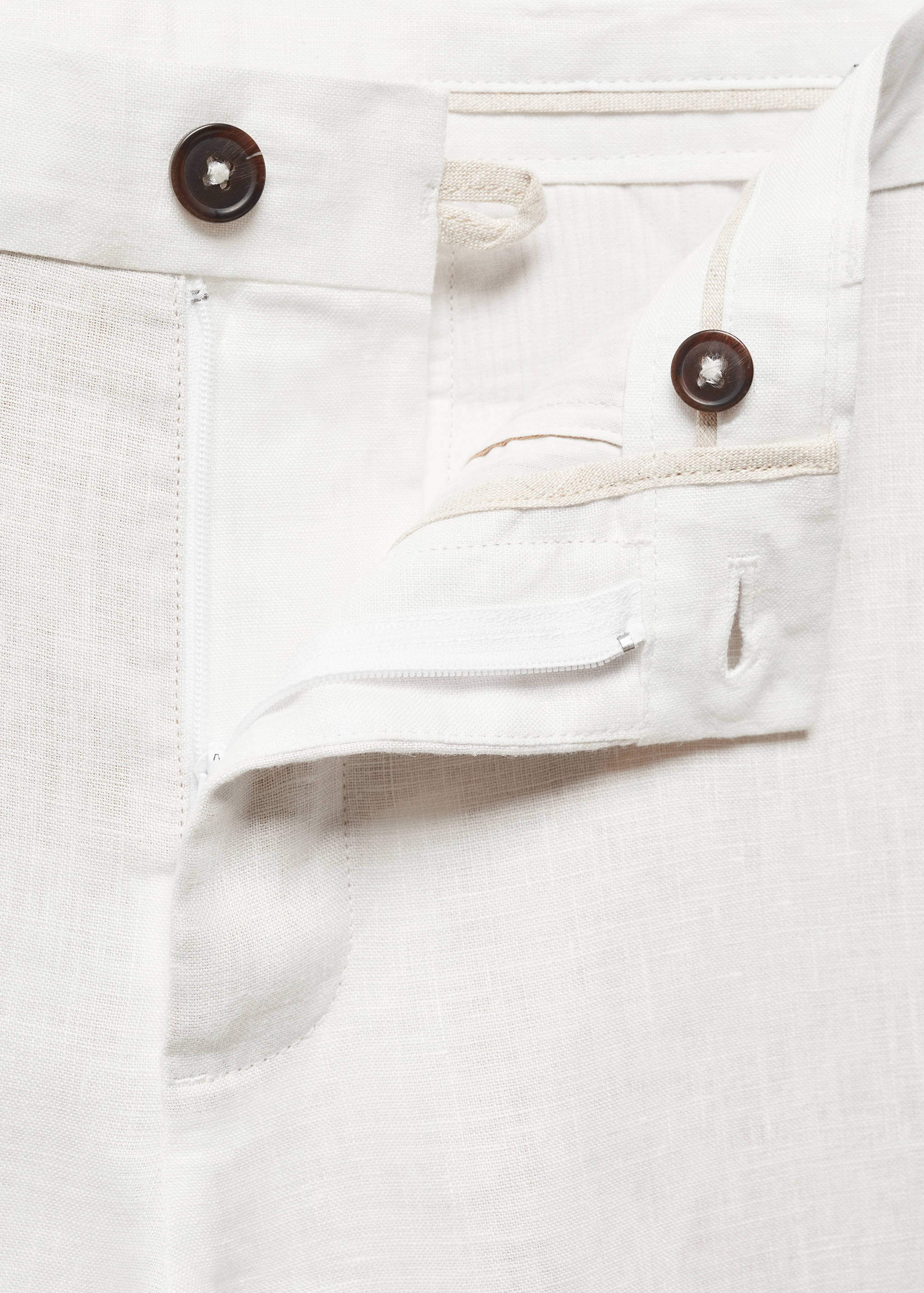 Pantalon 100 % lin slim fit - Détail de l'article 8