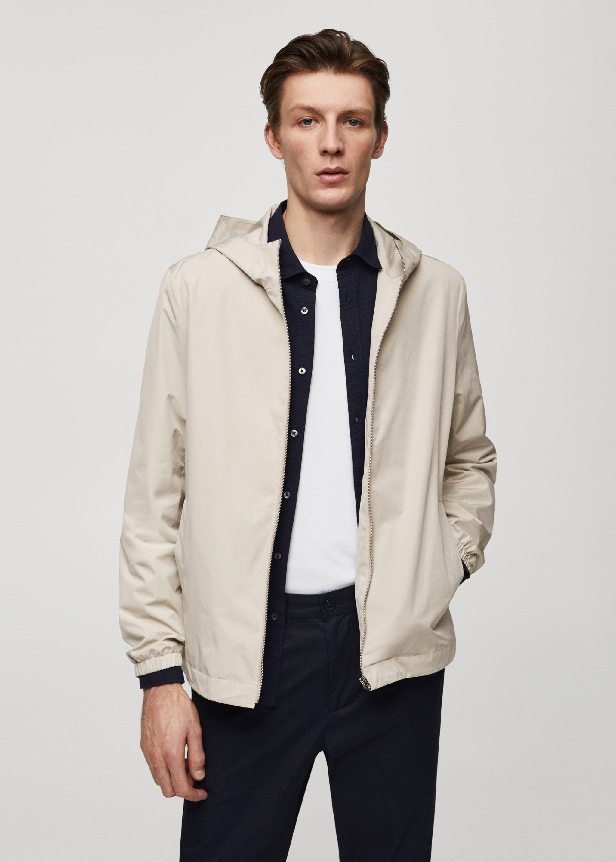 Hooded zip-up jacket - Medium plane