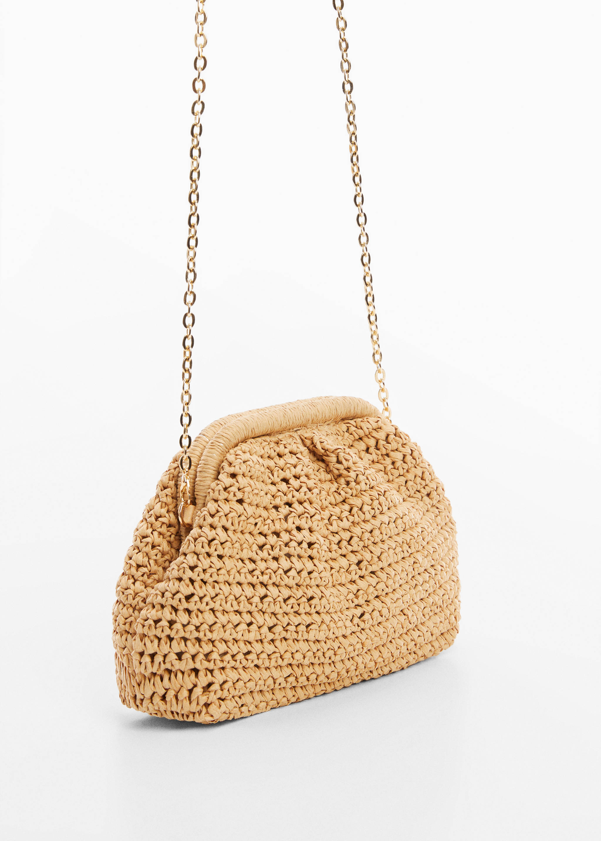 Natural fibre handbag - Medium plane