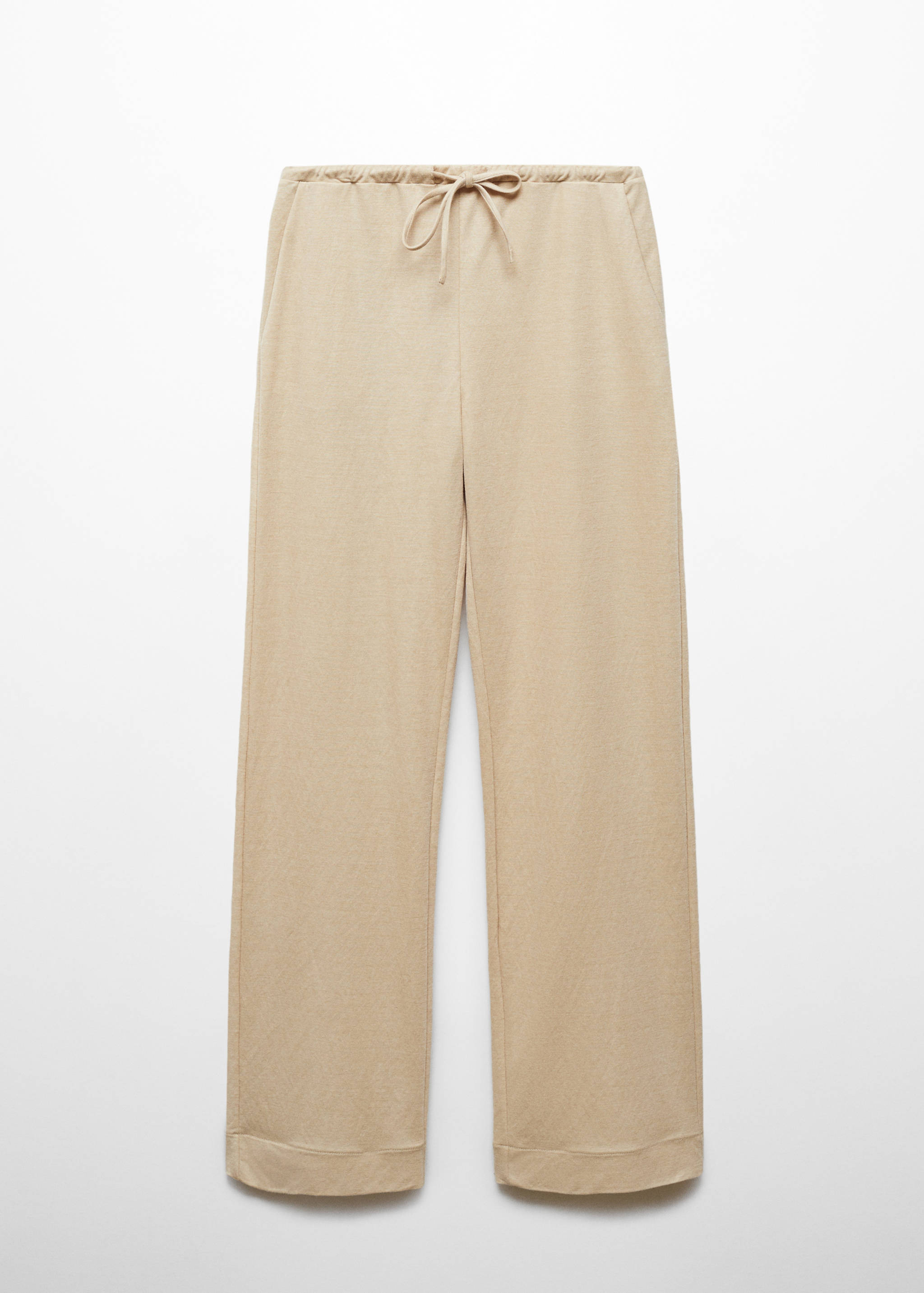 Wide leg trousers with elastic waist - Article without model