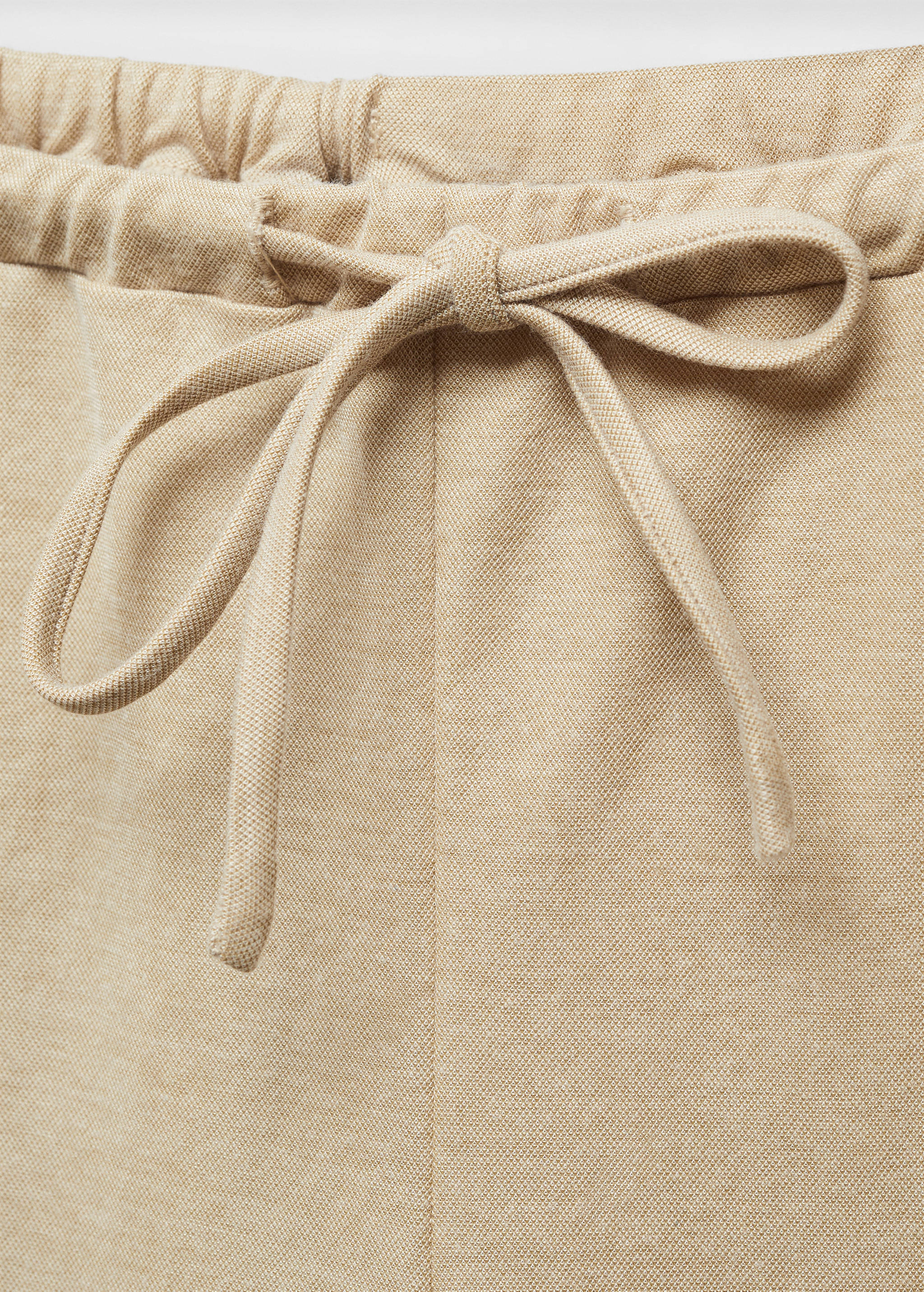 Wide leg trousers with elastic waist - Details of the article 8