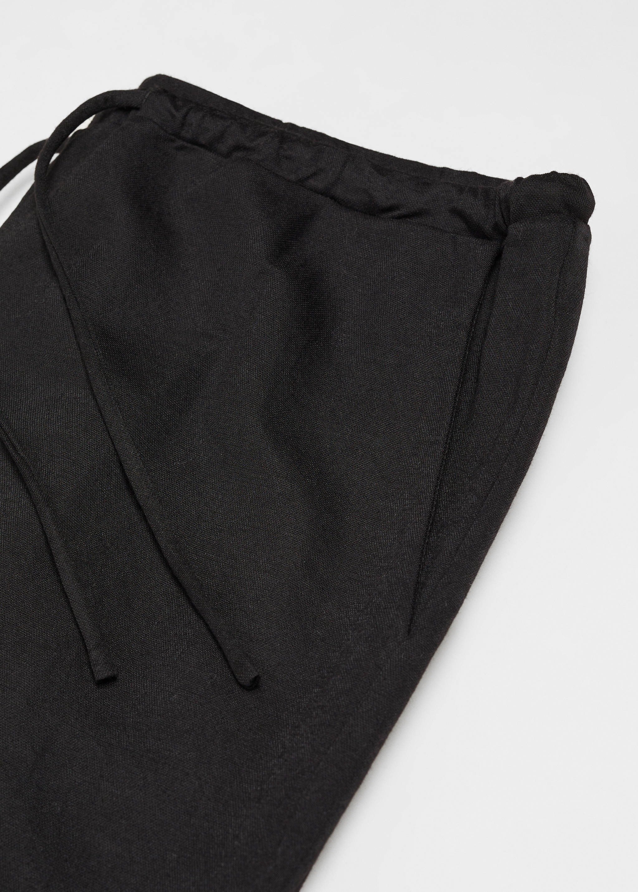 Wide leg trousers with elastic waist - Details of the article 8