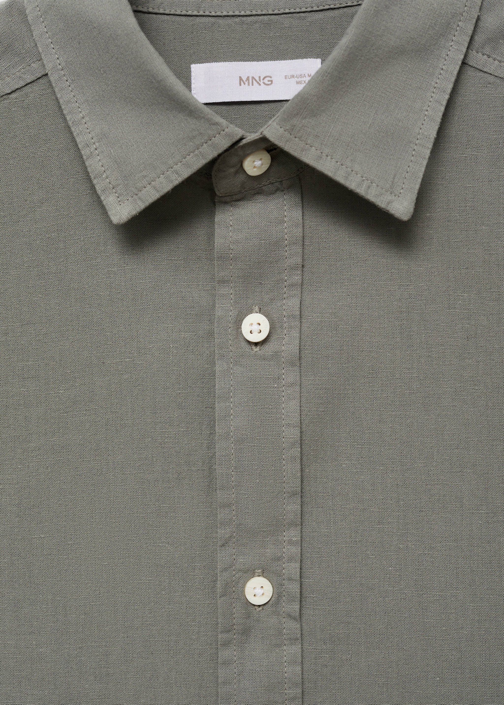 Camisa regular fit algodón - Detalle del artículo 8