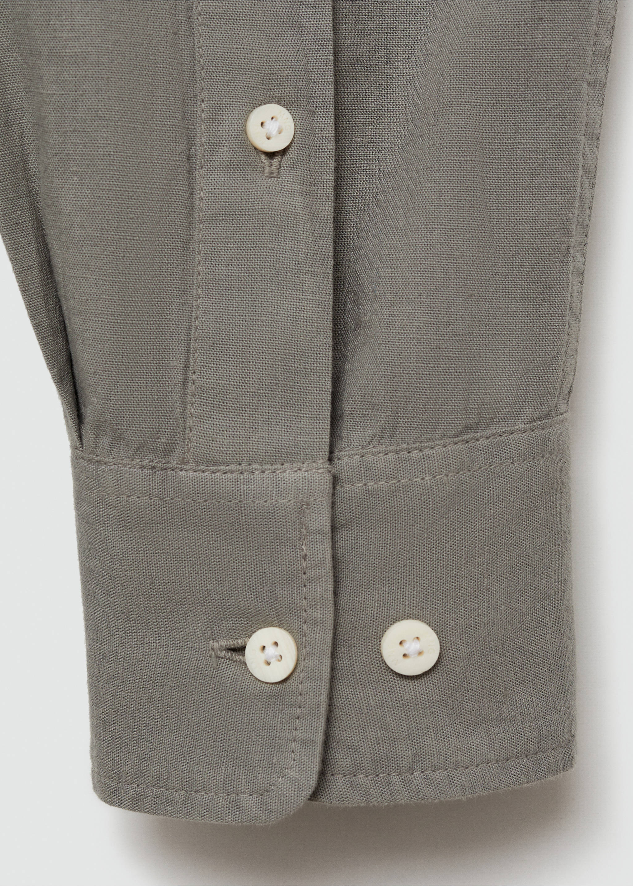 Camisa regular fit algodón - Detalle del artículo 0, Khaki. Ref: 67036746-00.