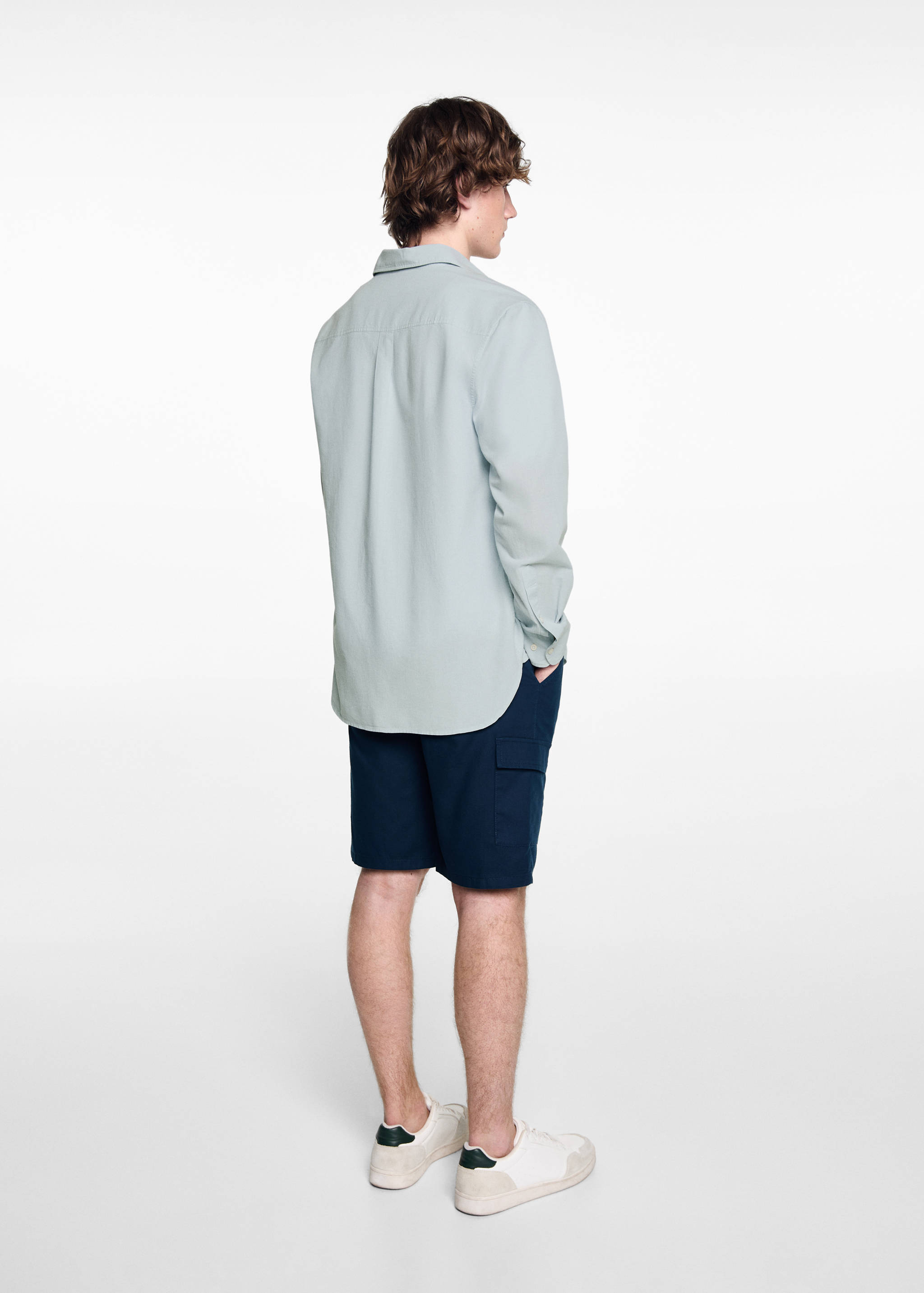 Camisa regular fit algodón - Reverso del artículo