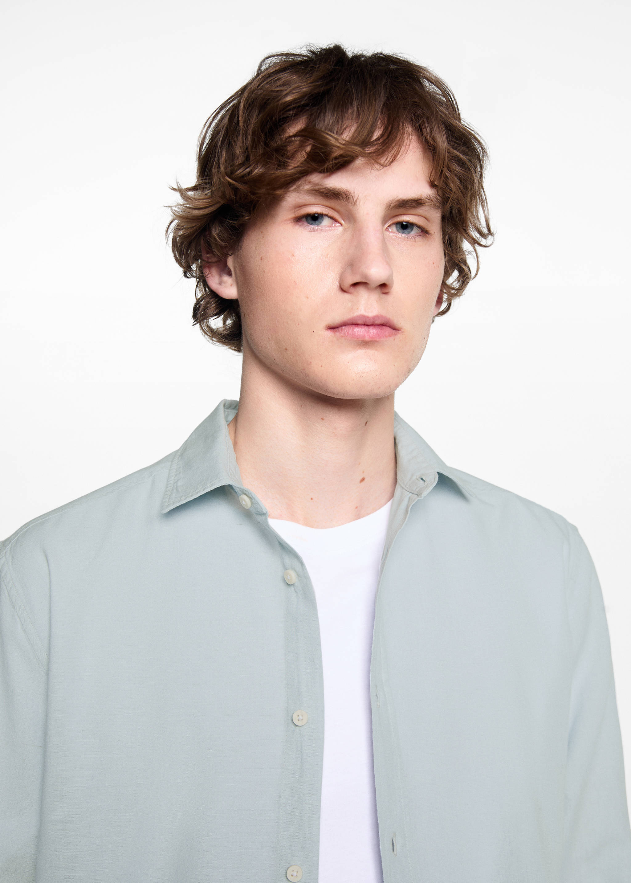 Camisa regular fit algodón - Detalle del artículo 1