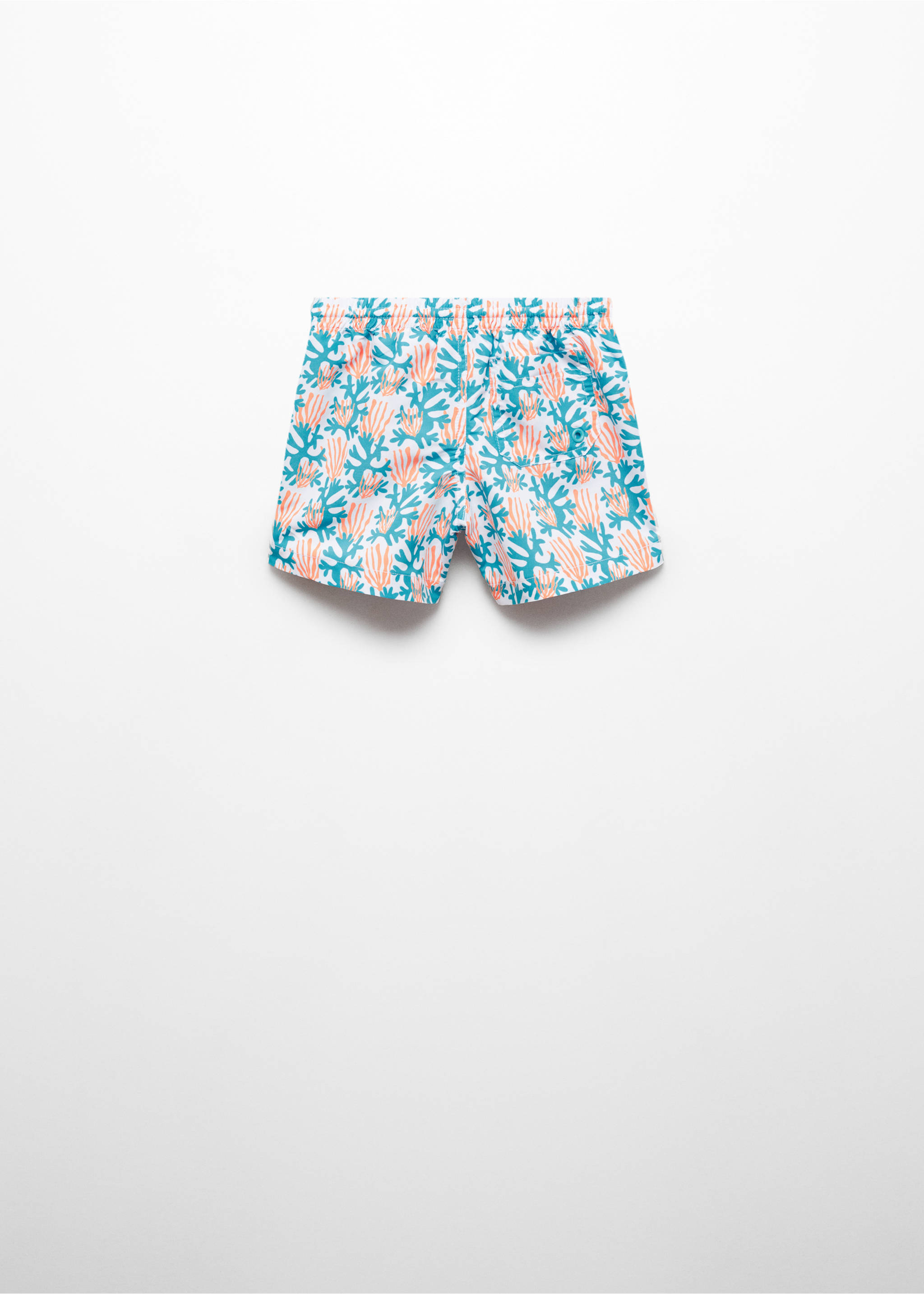 Maillot de bain imprimé - Verso de l’article, Turquoise. Ref: 67036749-00.