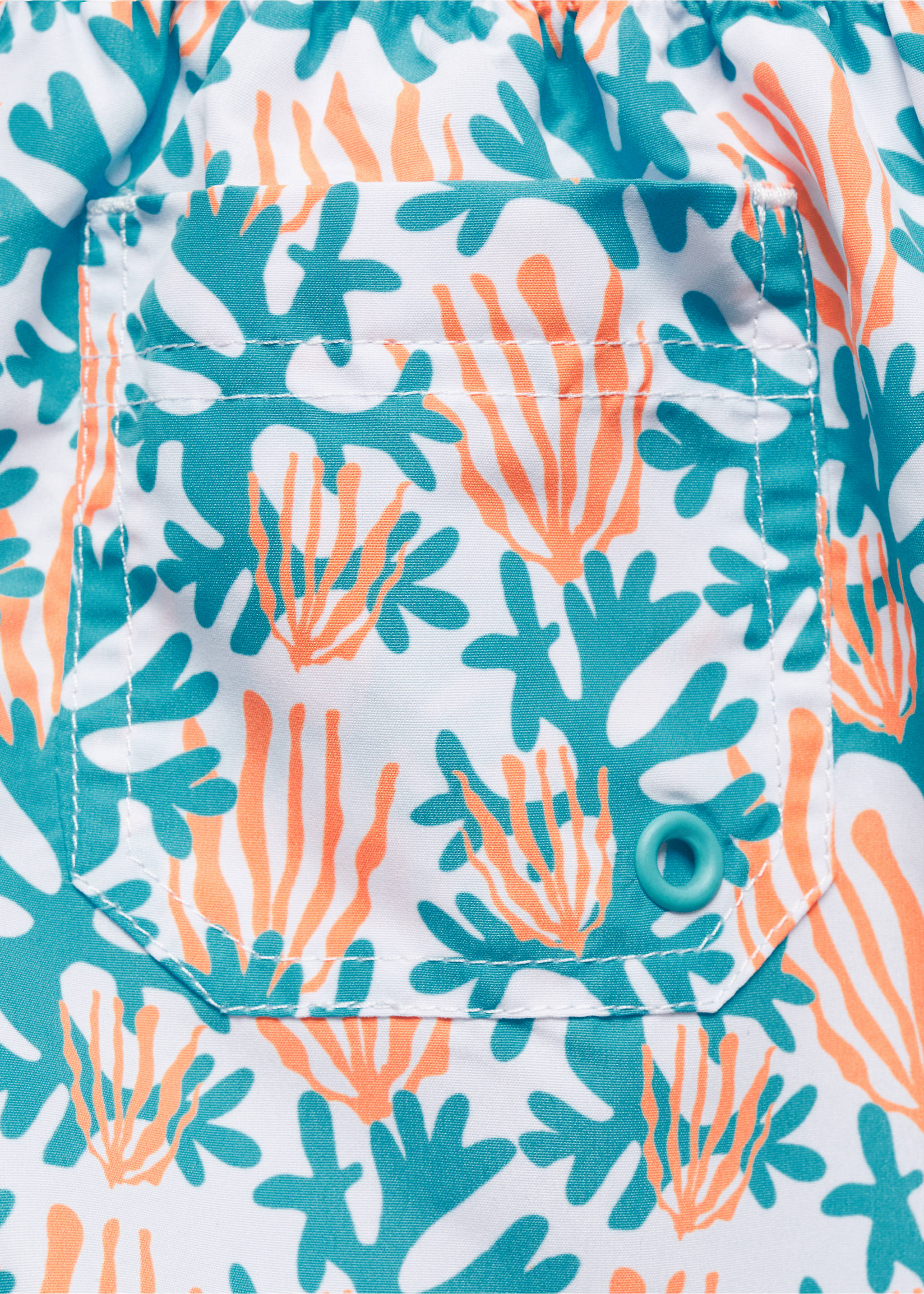 Maillot de bain imprimé - Détail de l'article 8, Turquoise. Ref: 67036749-00.