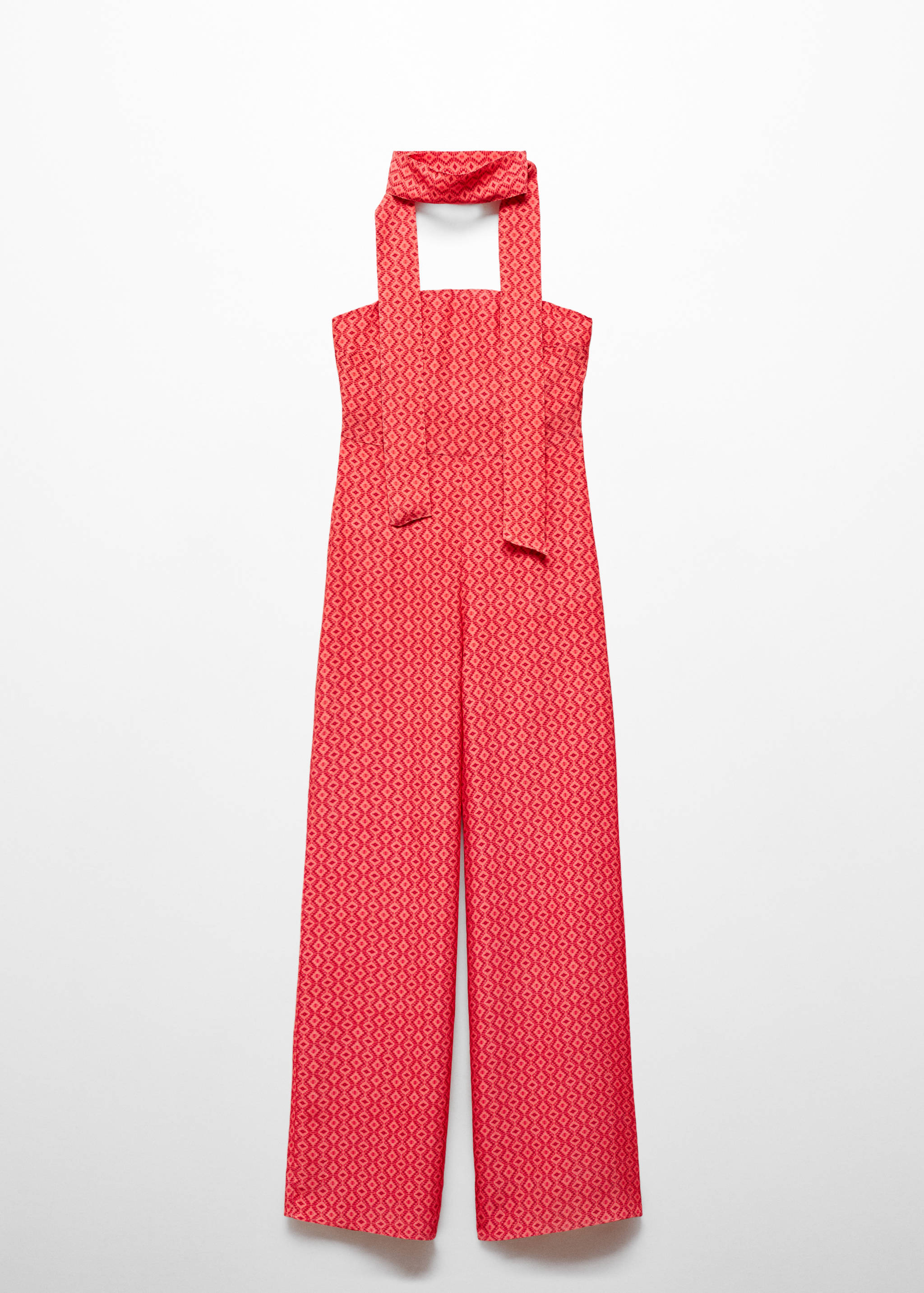 Schulterfreier Print-Jumpsuit - Artikel ohne Model