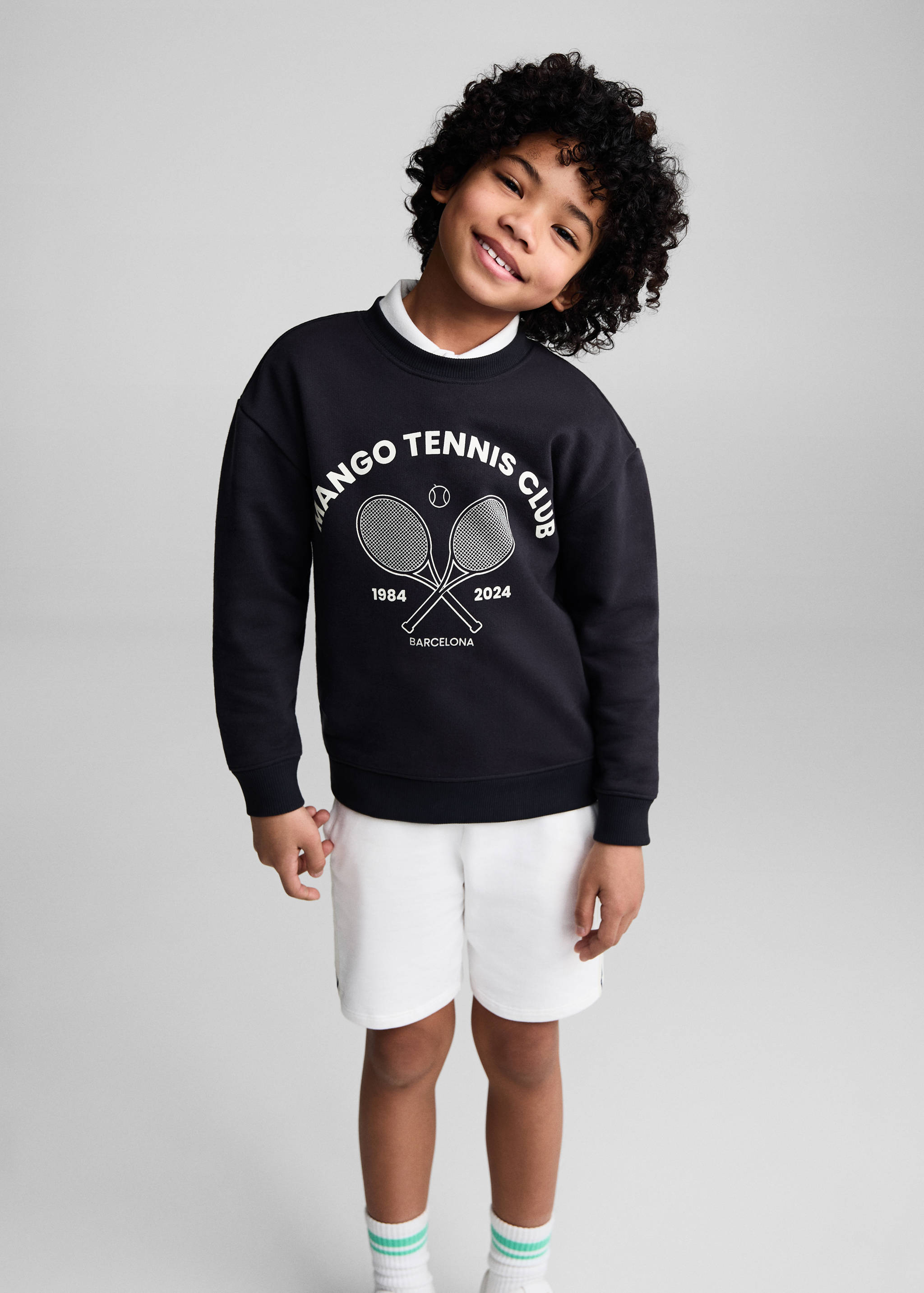 Printed message sweatshirt - Medium plane