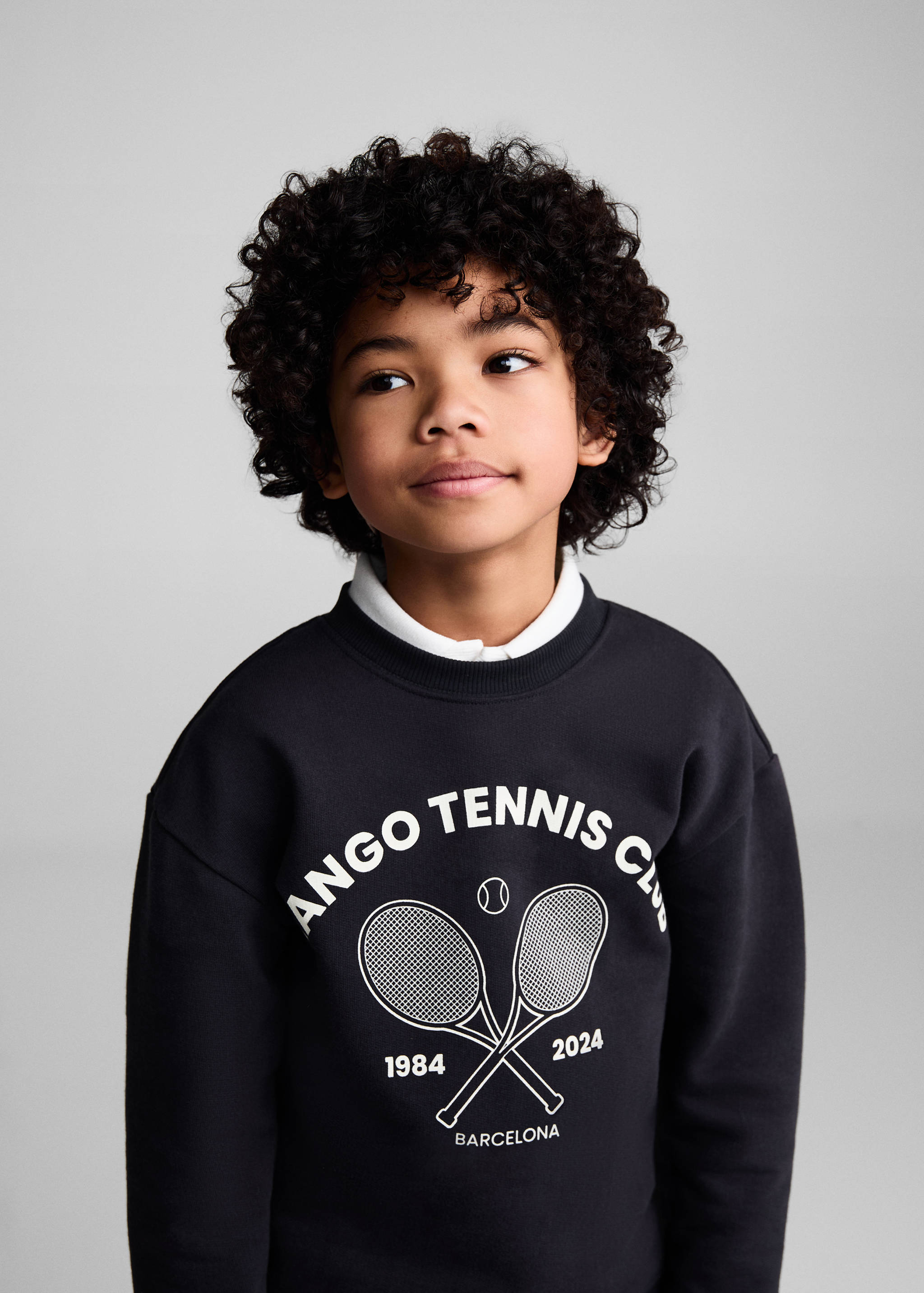 Printed message sweatshirt - Details of the article 1