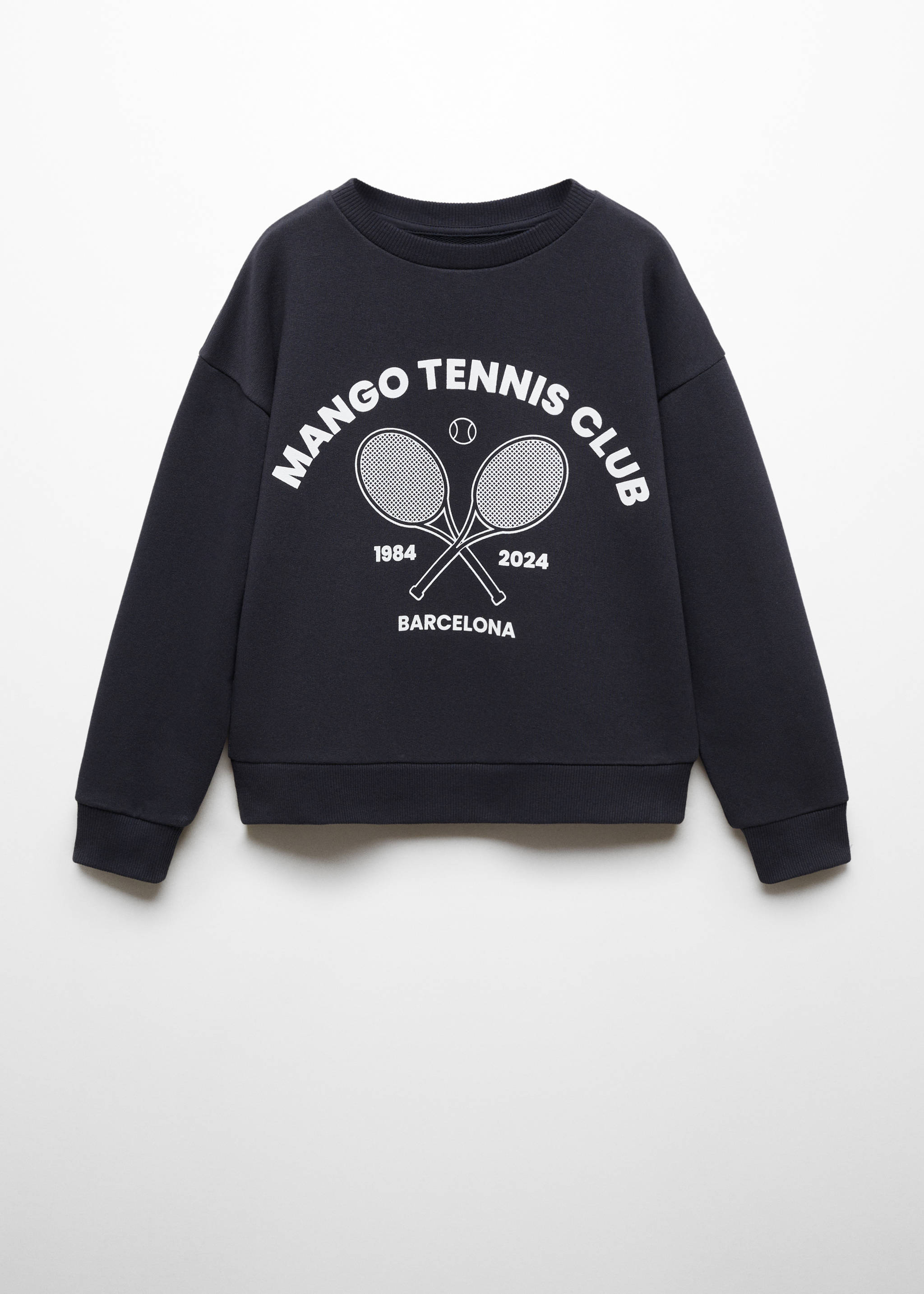Printed message sweatshirt - Article without model