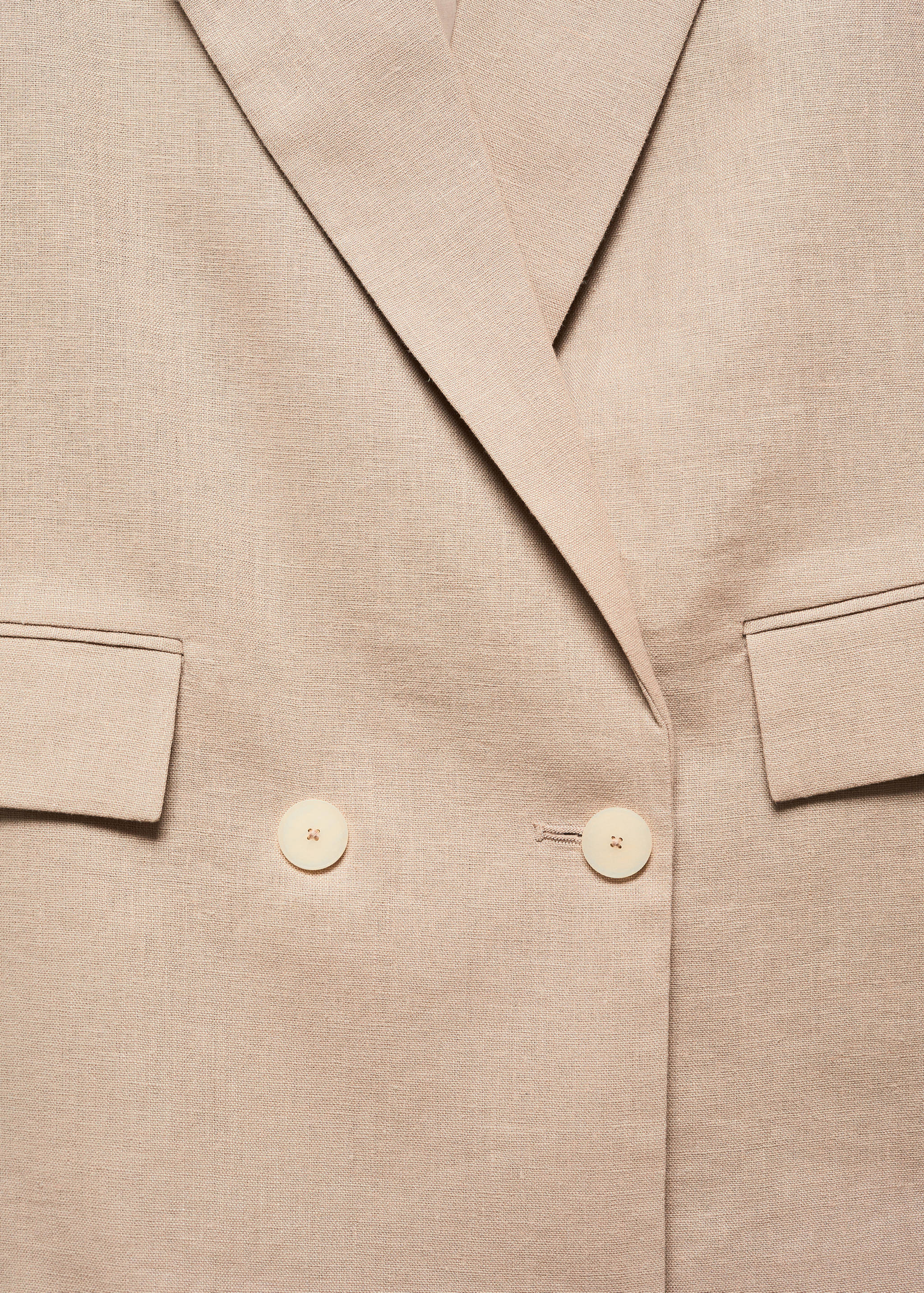 Sacou de costum din in 100% - Detaliu al articolului 8