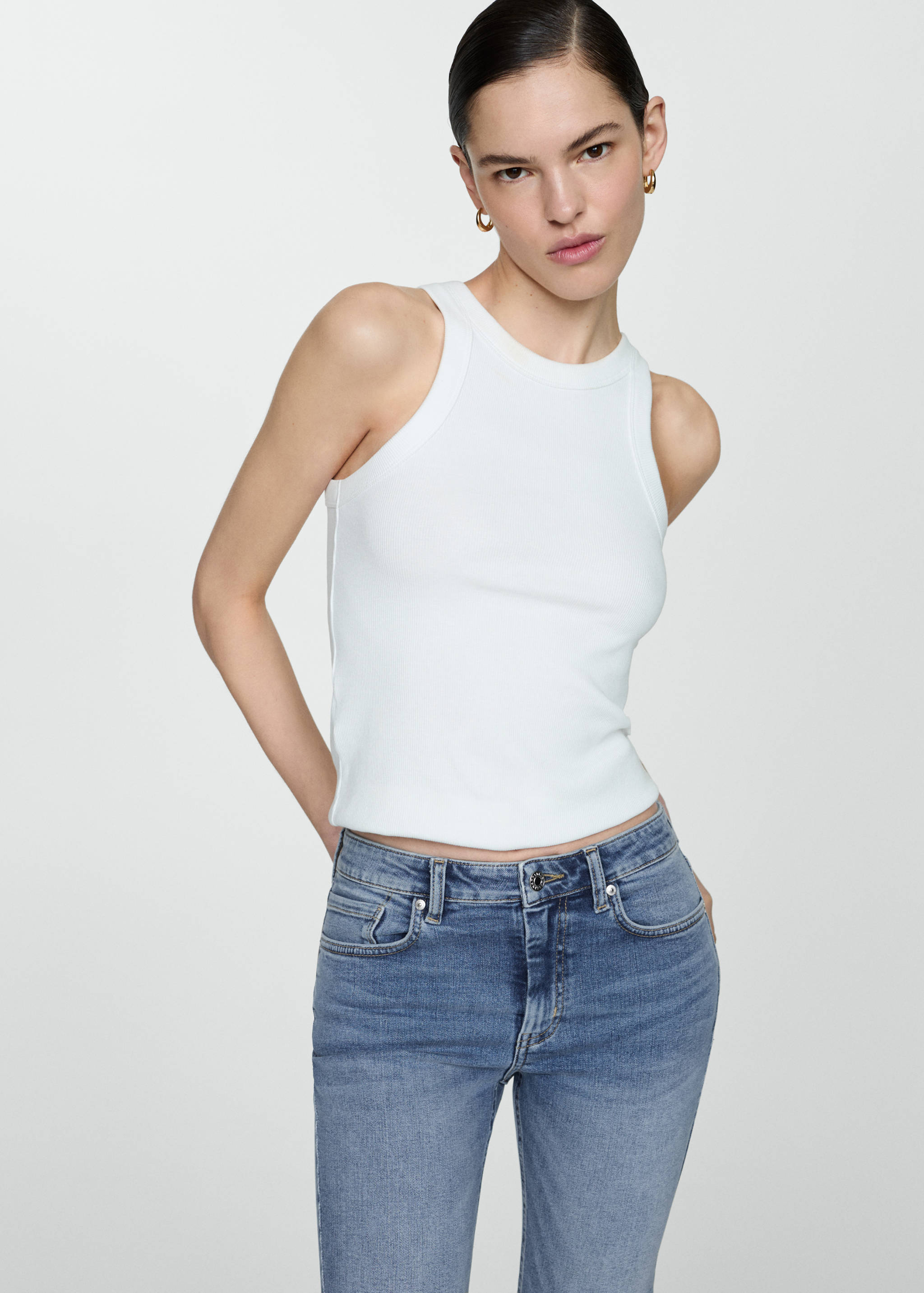 Slim Fit-Jeans-Bermudashorts - Detail des Artikels 1