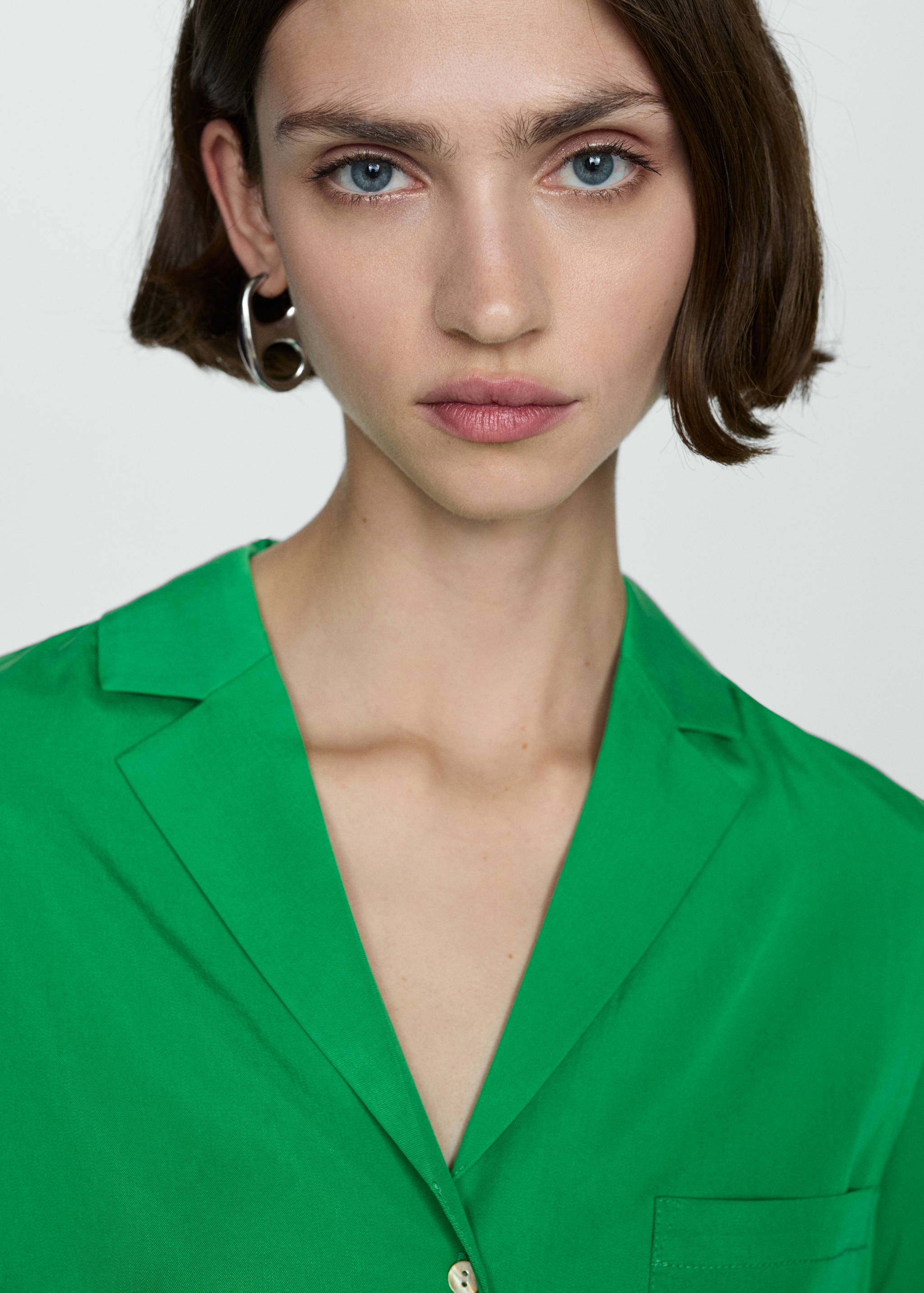 100% lyocell shirt - Details of the article 1