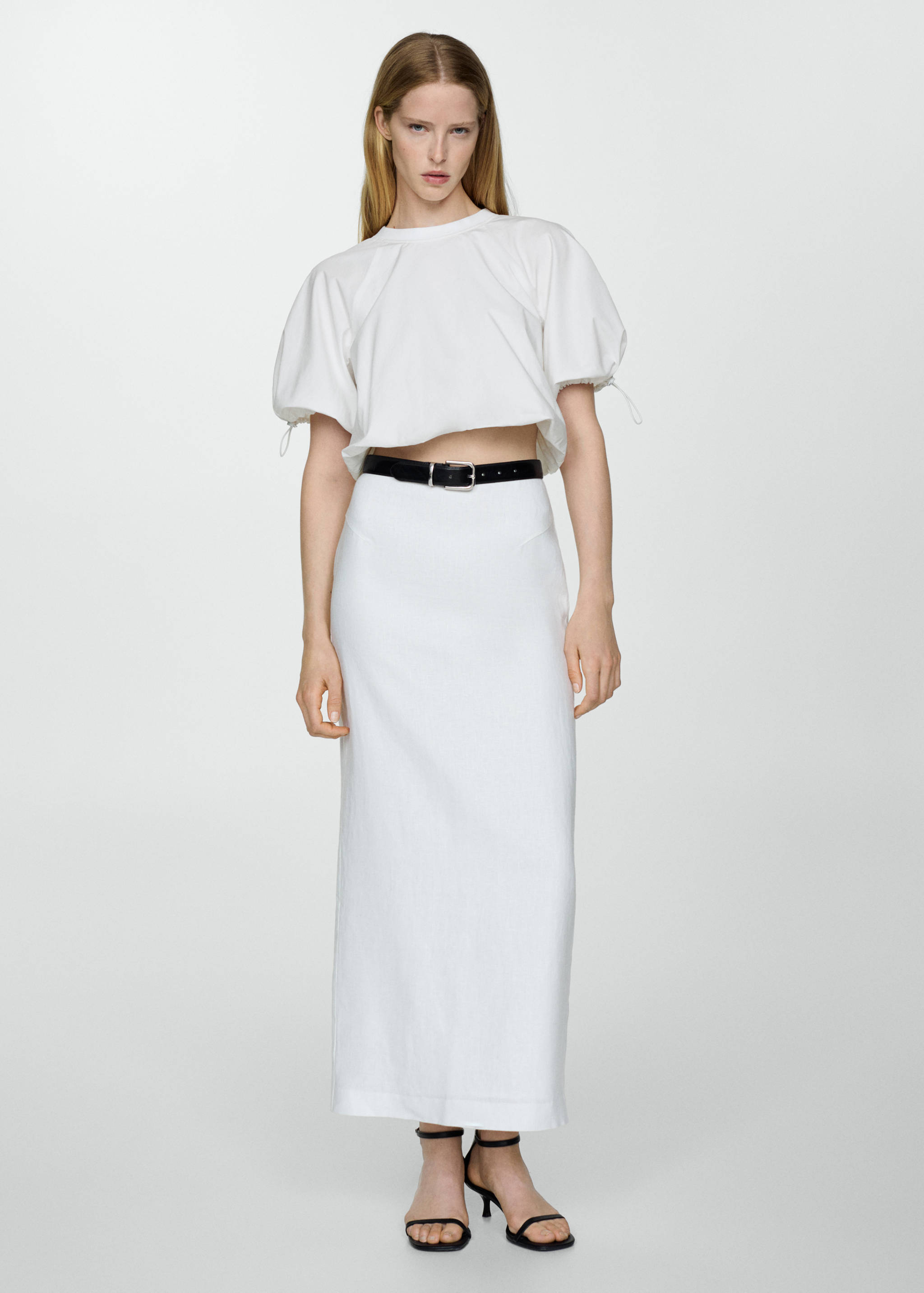 Blouse manches bouffantes - Plan général